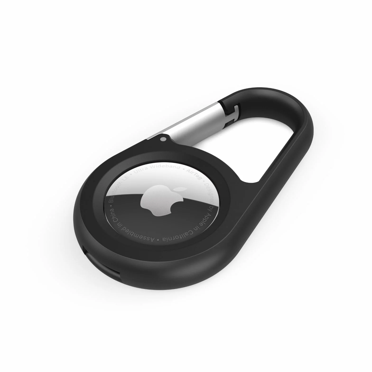 Belkin Etui na AirTag z karabińczykiem, etui Secure Holder na lokalizator Air Tag z akcesorium odpornym na zarysowania – (czarne)