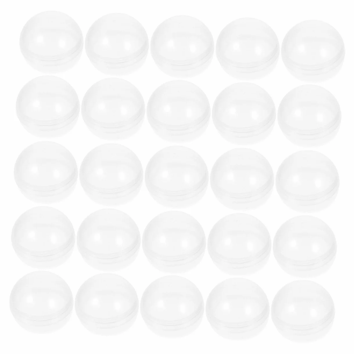 Zerodeko 4 Zestawy Powłoki Do Napełniania Do Napełniania Pisanki Z Tworzywa Sztucznego Party Favor Pusta Kula Na Imprezę Wystrój Piłki Opakowanie Kulowe Nadający Się Do 50 sztuk*4