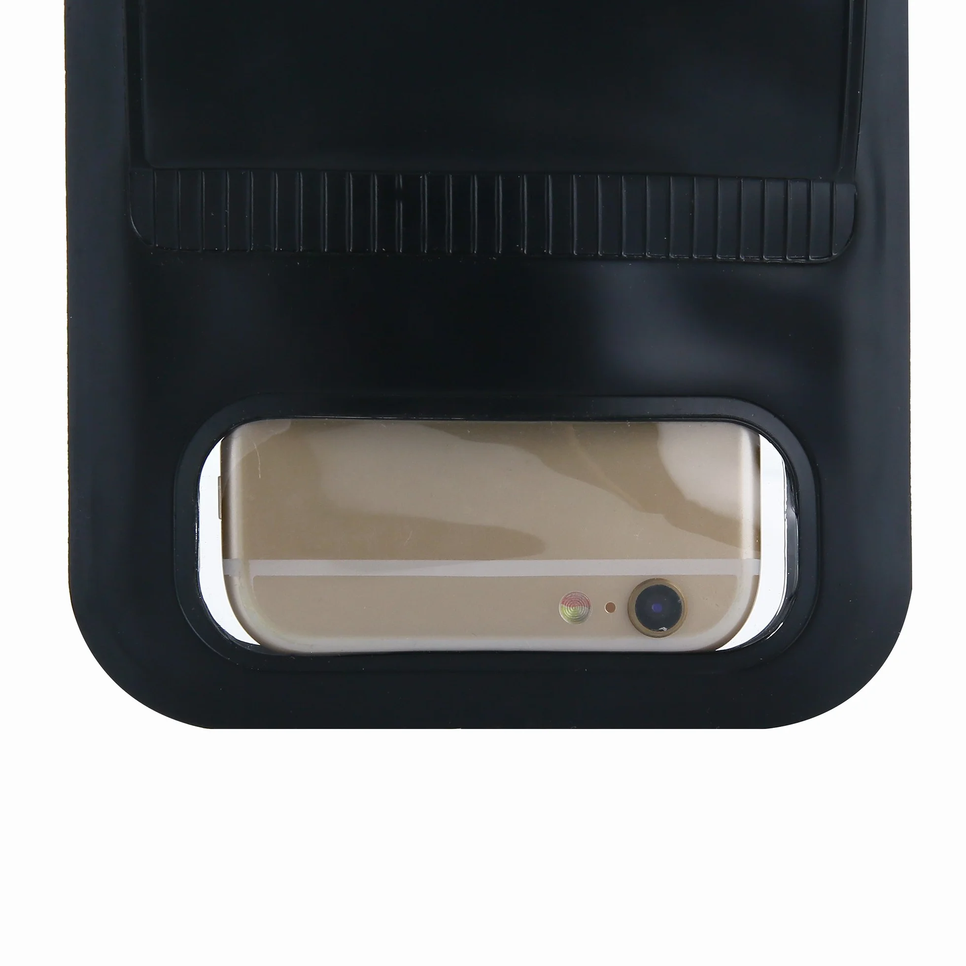 Wodoodporny uchwyt na telefon etui na ramię do pływania, biegania, chodzenia bez gniazda na słuchawki. Pasuje do telefonów o standardowym rozmiarze do 15 cm - iPhone, Samsung, Android. Regulowana