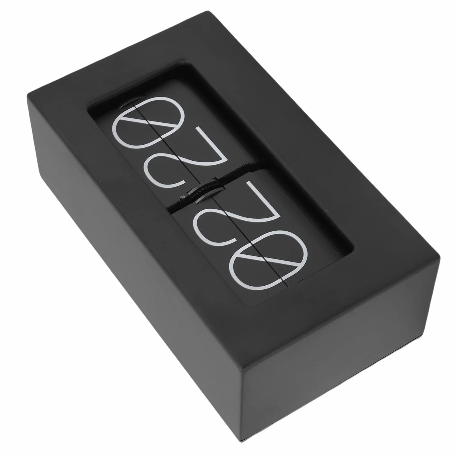 Greensen Retro Flip Clock z automatyczną zmianą Stron, Mechaniczny Zegarek Stołowy ze Stali Nierdzewnej do Domu i Biura, Elegancki i Praktyczny