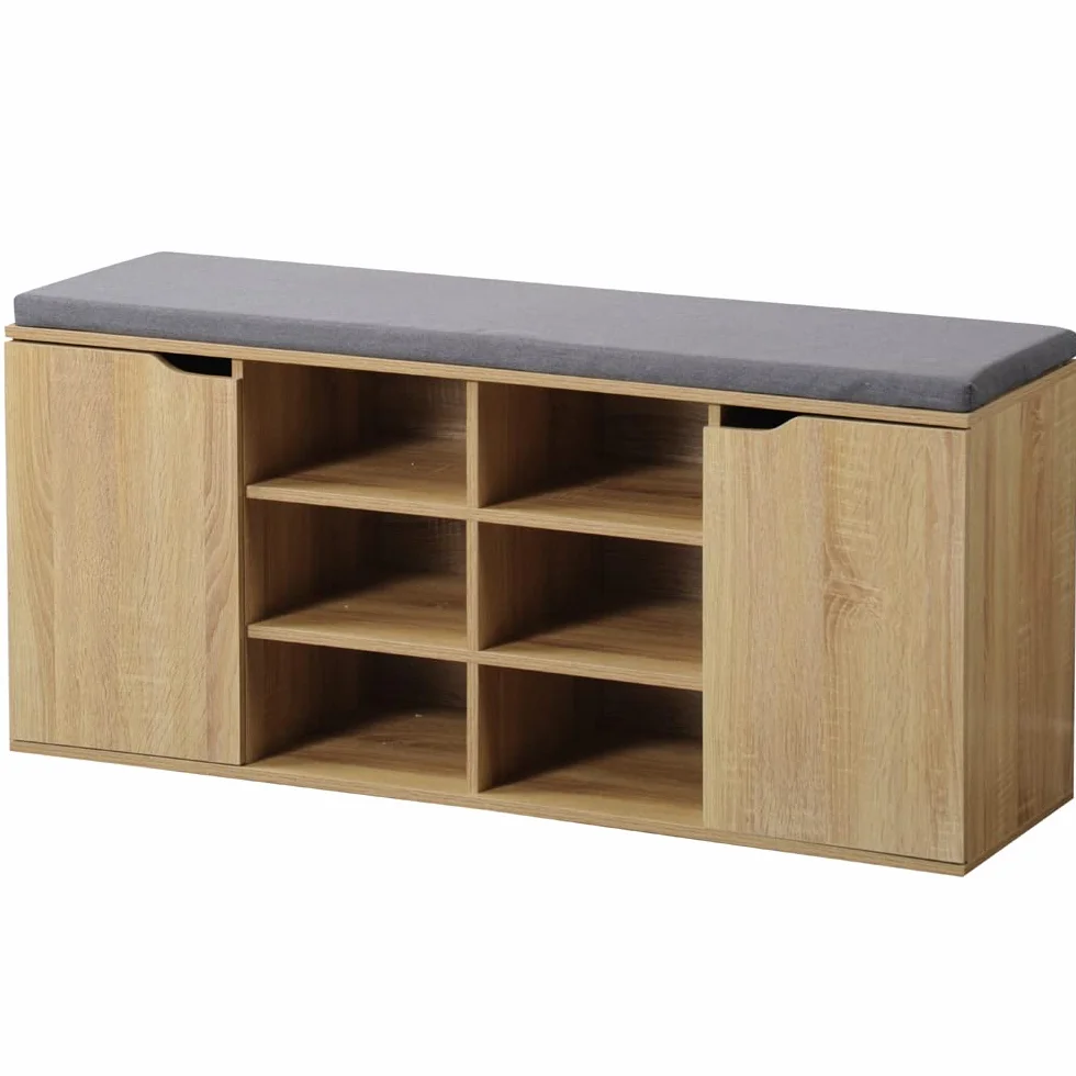 Kesper Szafka na buty z poduszką do siedzenia płyta pilśniowa 103,5x48x29,5 cm naturalny dąb sonoma