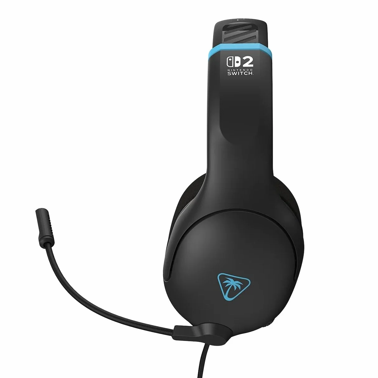 Turtle Beach Przewodowy zestaw słuchawkowy do gier Airlite Fit oficjalny włączony do Nintendo Switch 2, 1 i OLED, czarny