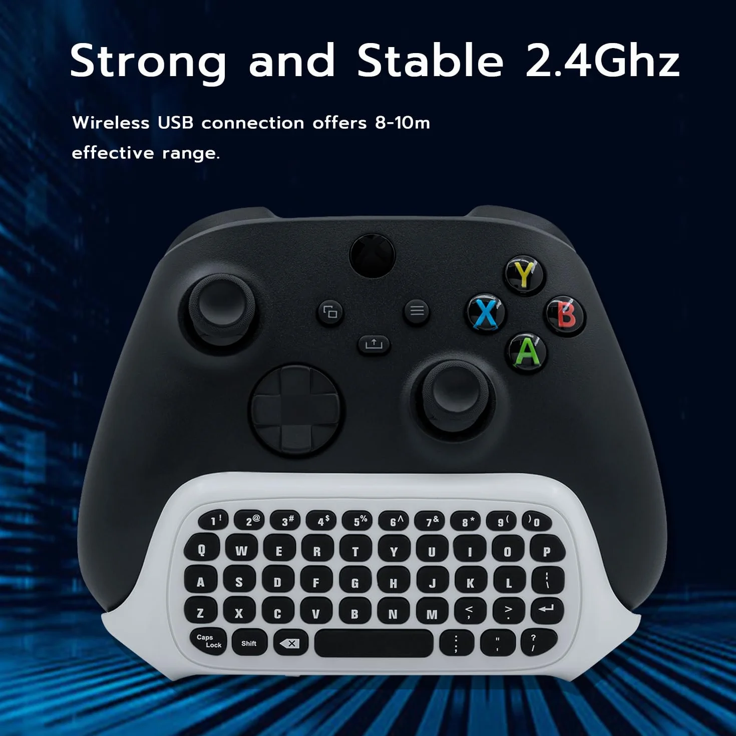 Mcbazel 2.4G Wireless Handheld Keyboard Mini Controller for Xbox Series X/Series S/Xbox One Slim/Xbox One S/Xbox One X Controller Support for 3.5mm audio jack