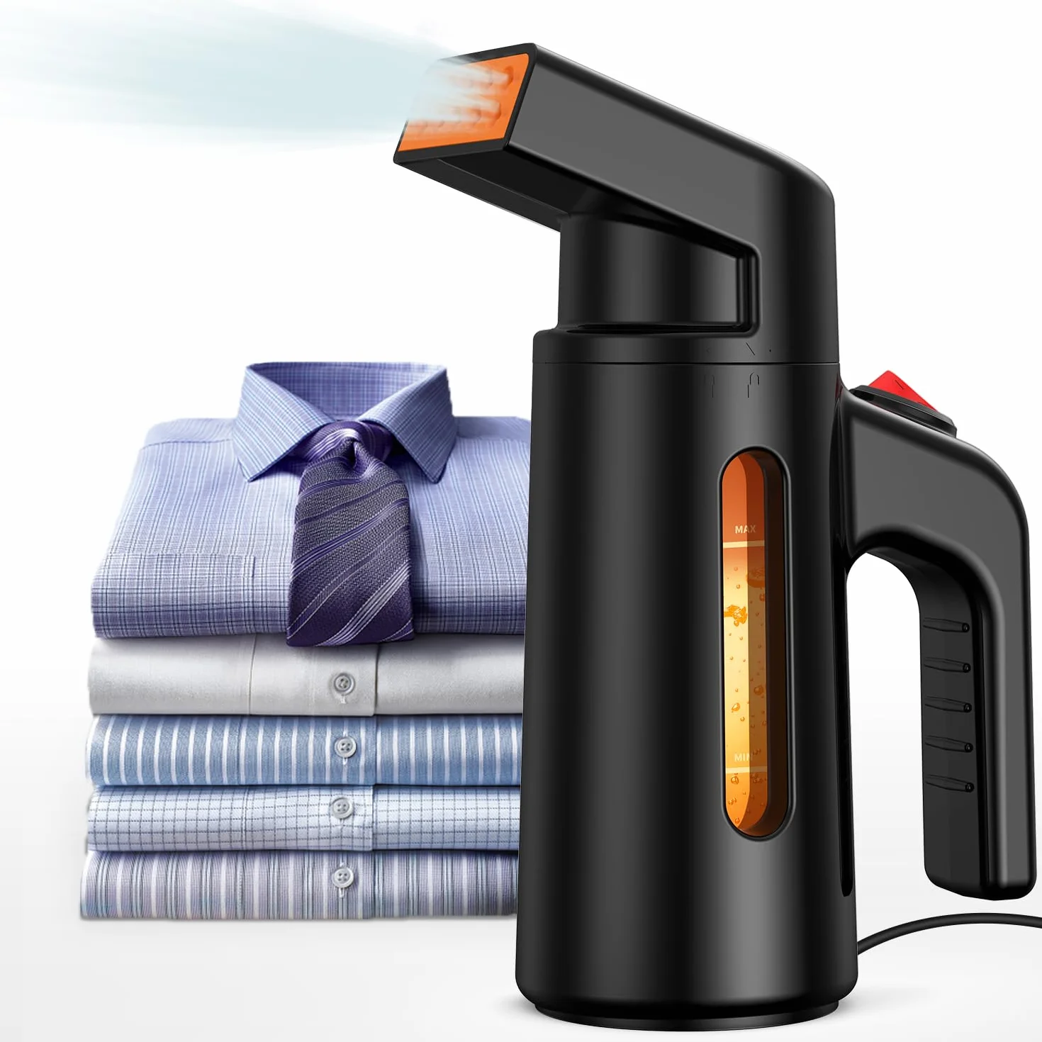Parownica do Ubrań 700W 18G/min Ręczna Przenośne Żelazko Parowe 180ML GY168