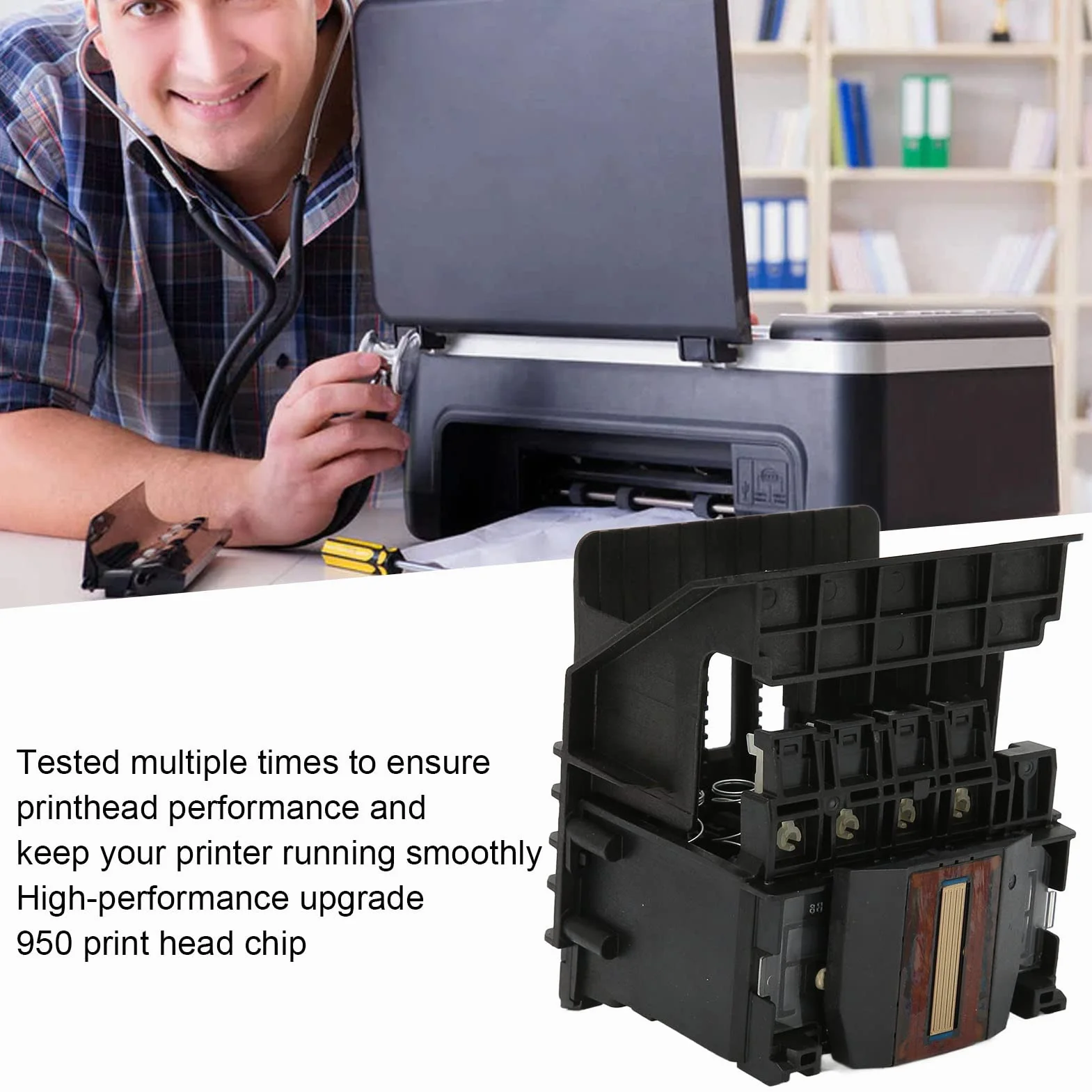 950 951 Głowica Drukująca OfficeJet Pro 8100 8600 8610 8620 8650 251DW 251 276DW, Aktualizacja 950 951 Głowica Drukująca, Części Zamienne do Drukarki Dyszy