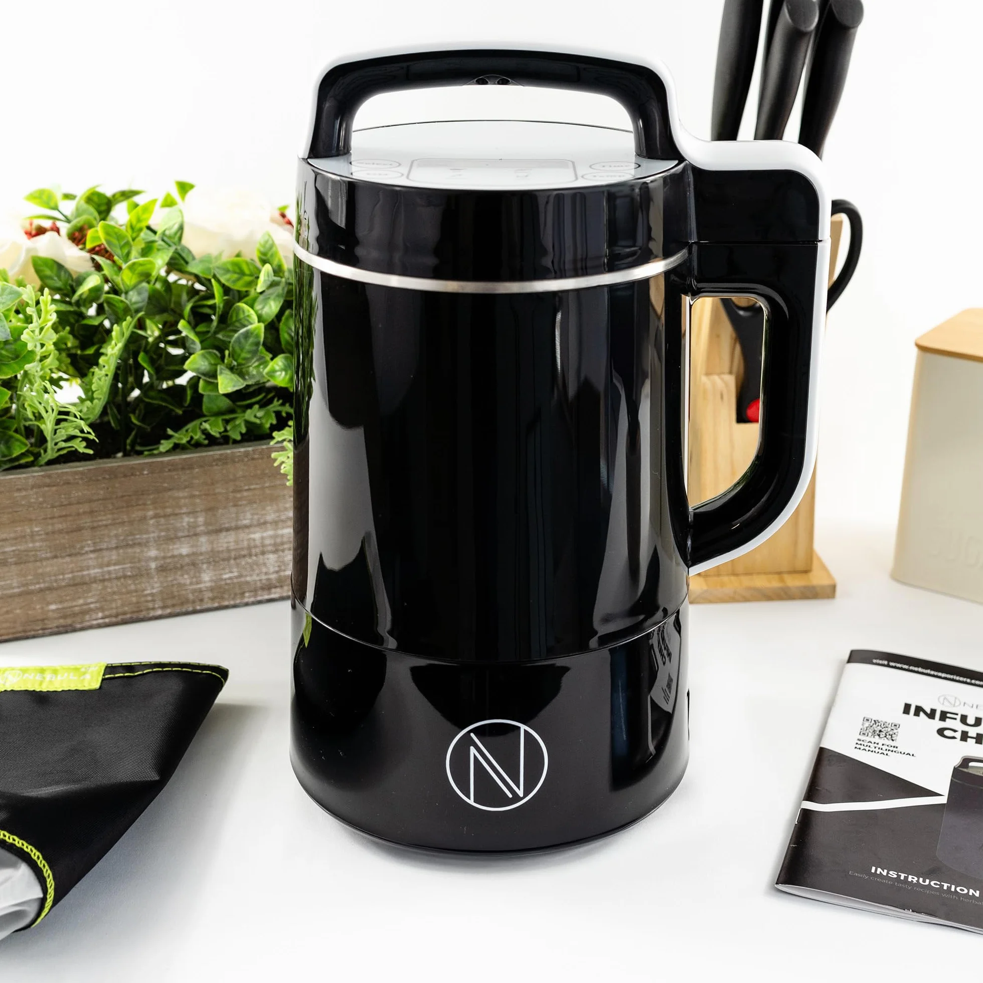 Nebula Infusion Chef Infuser Machine do masła ziołowego, oleju, nalewek czarny