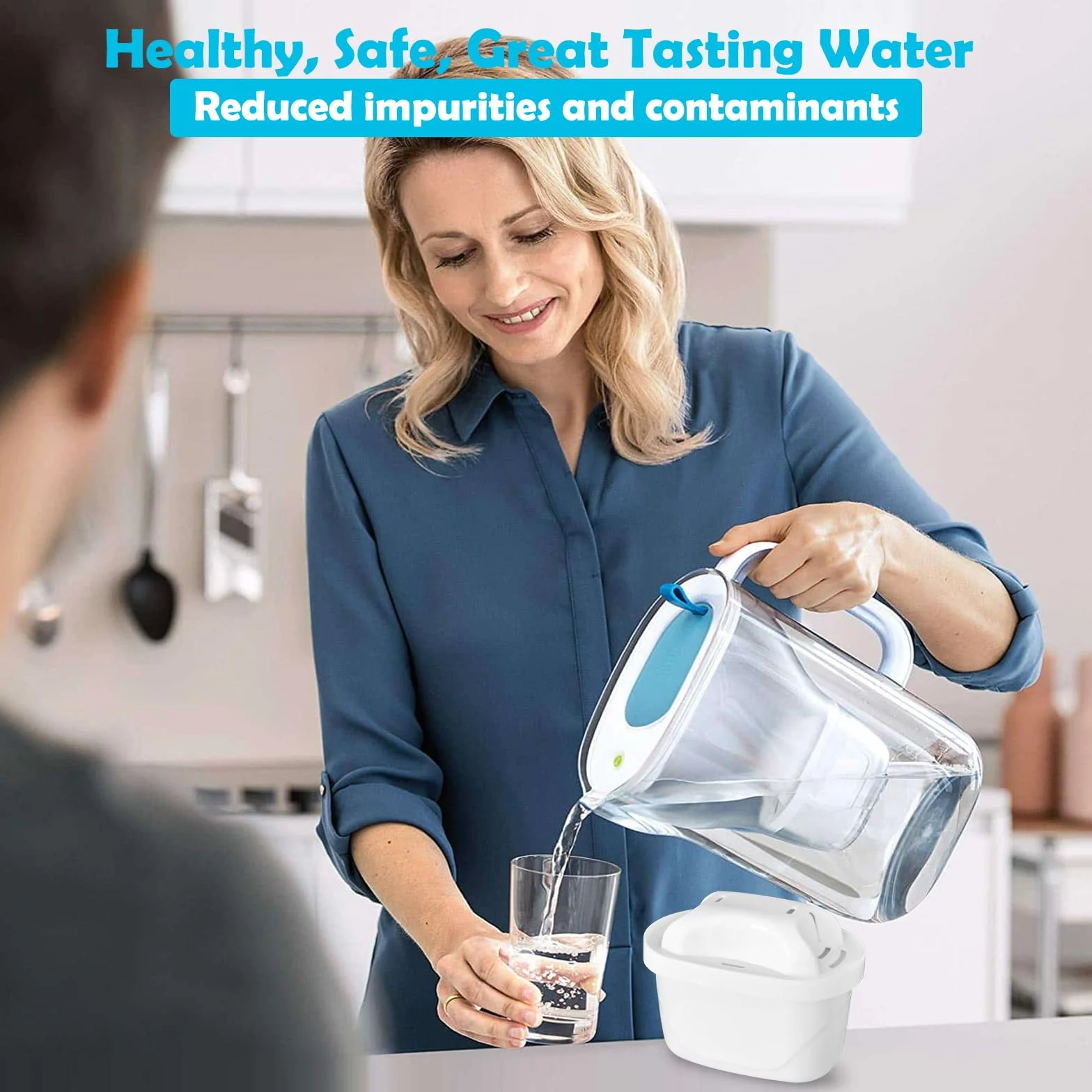 Wkłady Filtrujące Do Wody Kompatybilne Z Brita Maxtra+, Aquaphor, Style, Elemaris, 6 Sztuk