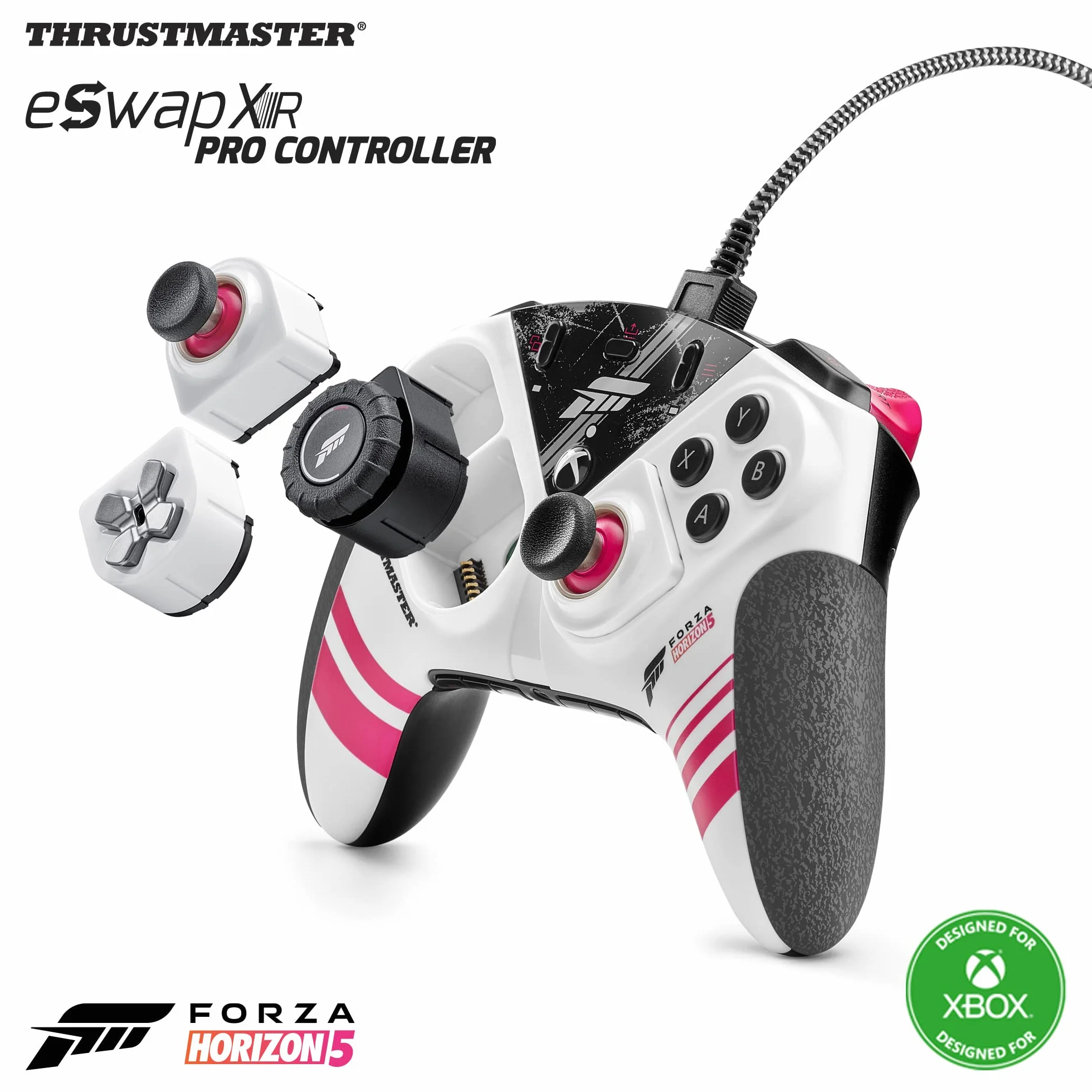 Thrustmaster ESWAP XR PRO CONTROLLER FORZA HORIZON 5 EDITION, Modułowy Przewodowy Kontroler Gier, Racing Wheel Module, Oficjalna Licencja FORZA HORIZON 5/Xbox, Precyzyjne Minidrążki, Przełączniki Tact