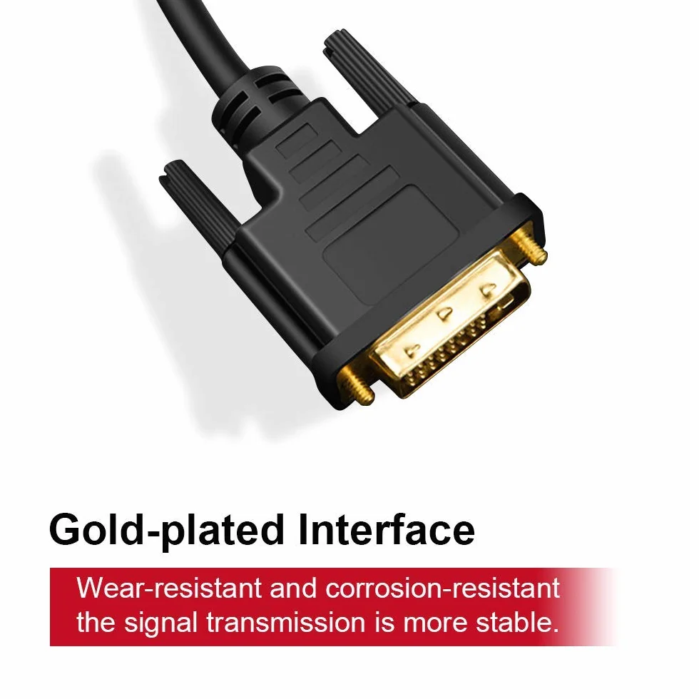UPGROW Kabel USB-C na DVI – kabel Thunderbolt do DVI 4K przy 30 Hz, USB typu C na DVI żeński, obsługa MacBooka Pro 2017-2020, Surface Book 2, Dell XPS 13, Galaxy S10