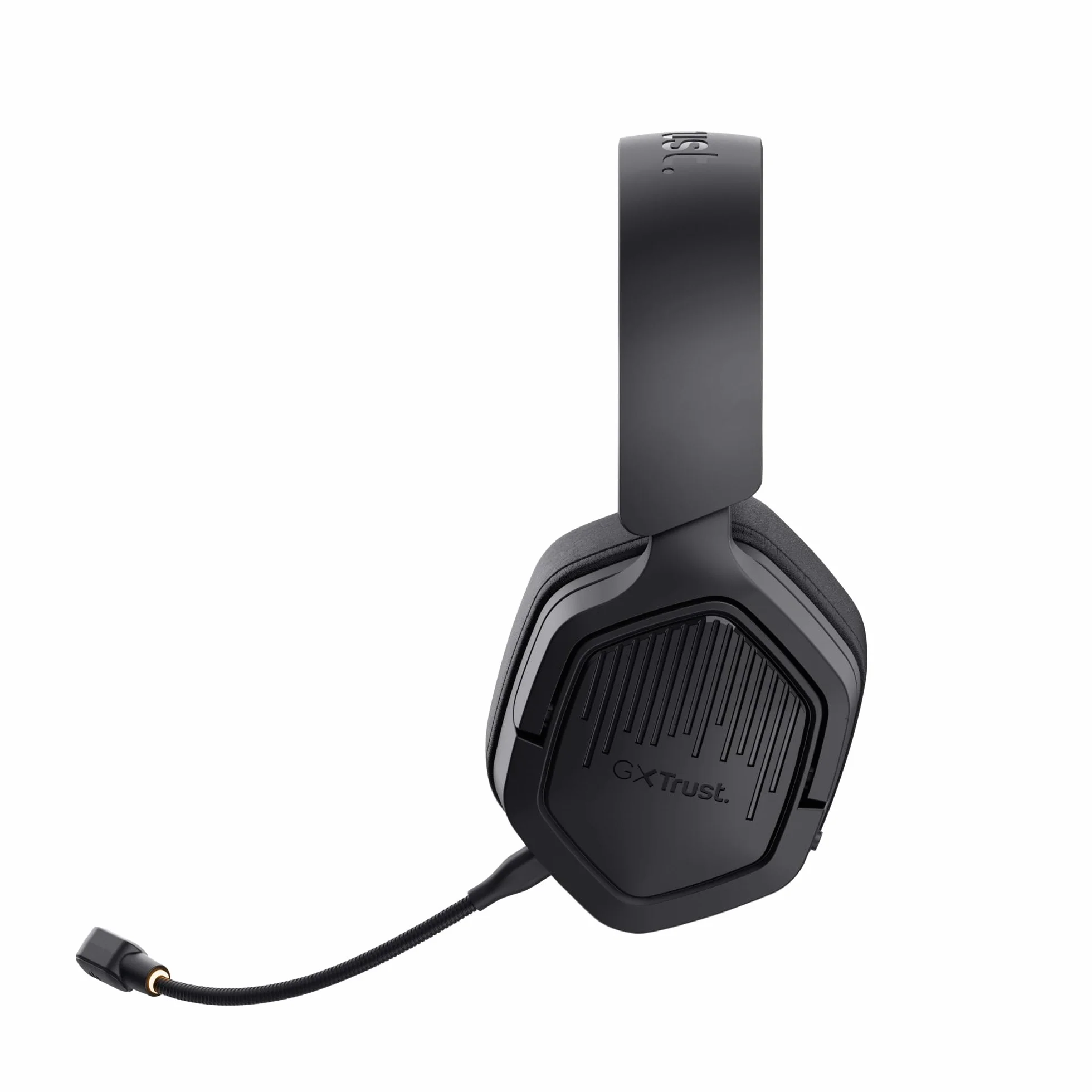 Trust GXT 1493 Ravox Słuchawki Bezprzewodowe Gamingowe Bluetooth + 2.4 GHz do PS5 PS4 Switch PC Smartfonów, Przetworniki 50mm, Akumulator 70h, Wokółuszny Headset z Mikrofonem, Czarny