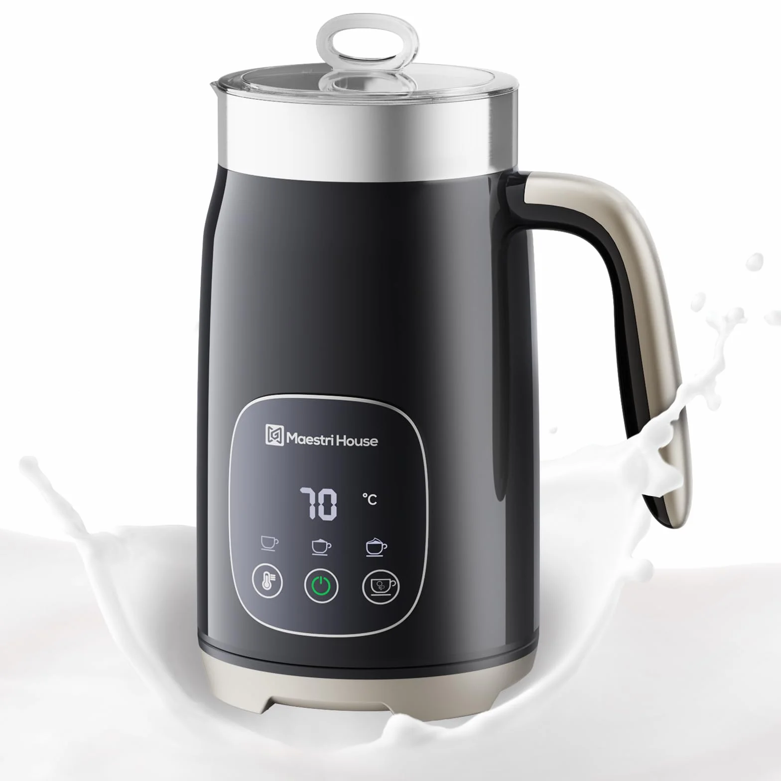 Maestri House spieniacz do mleka elektryczny 4-w-1 400 ml Smart-Touch DualFro 400