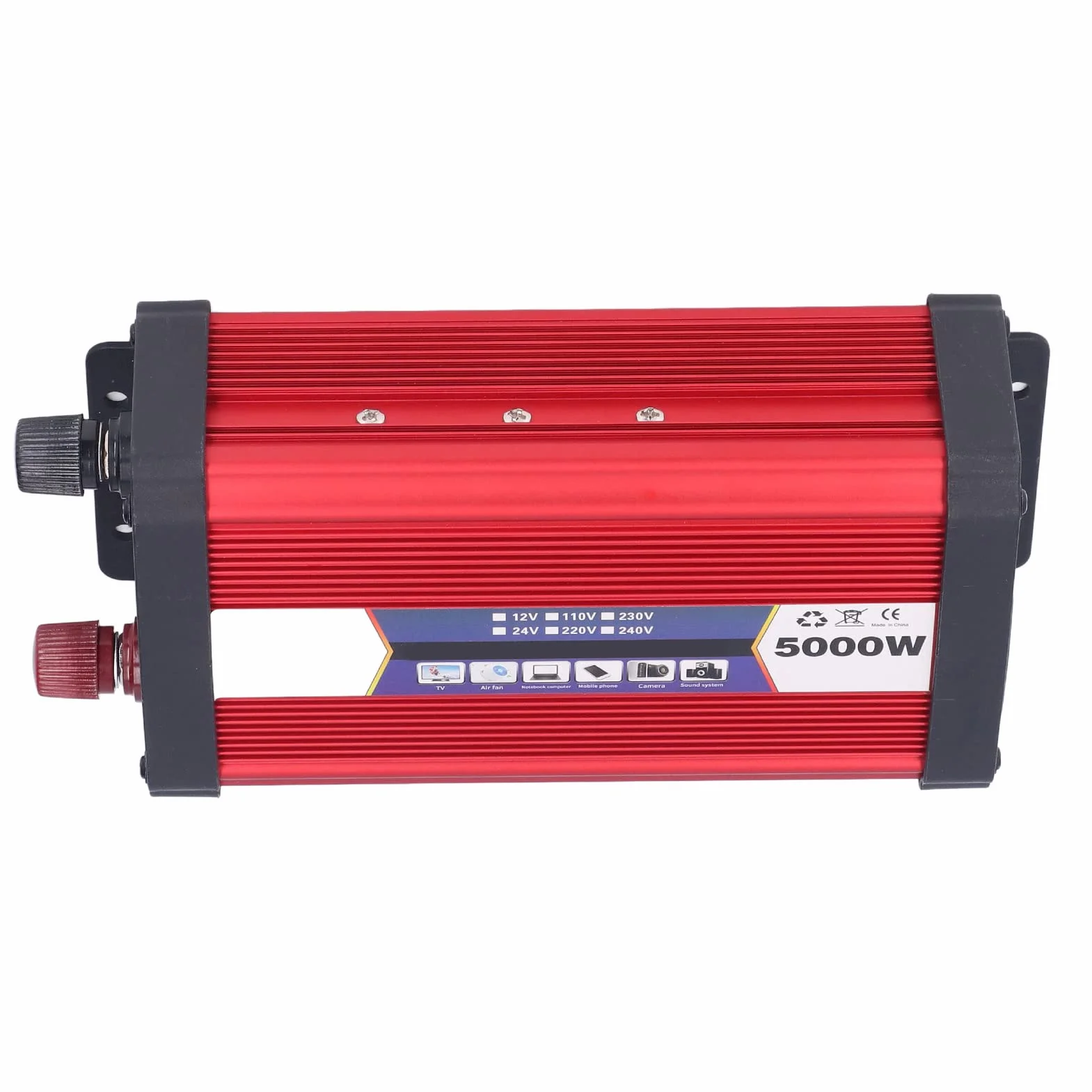 Falownik 1000 W, 12 V/24 V do 110 V/220 V 5000 W Moc Szczytowa Falownik Sinusoidalny do Pojazdów Samochodowych RV (24 V do 220 V)