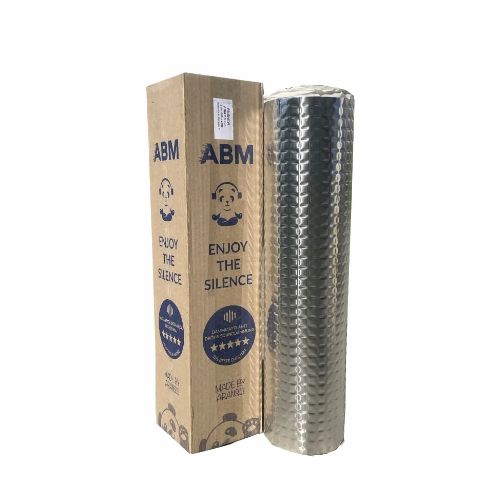 ABM Alubutyl 2mm 50 cm x 400 cm = 2 m² Mata Wyciszająca do Samochodu Wyciszenie Pojazdu
