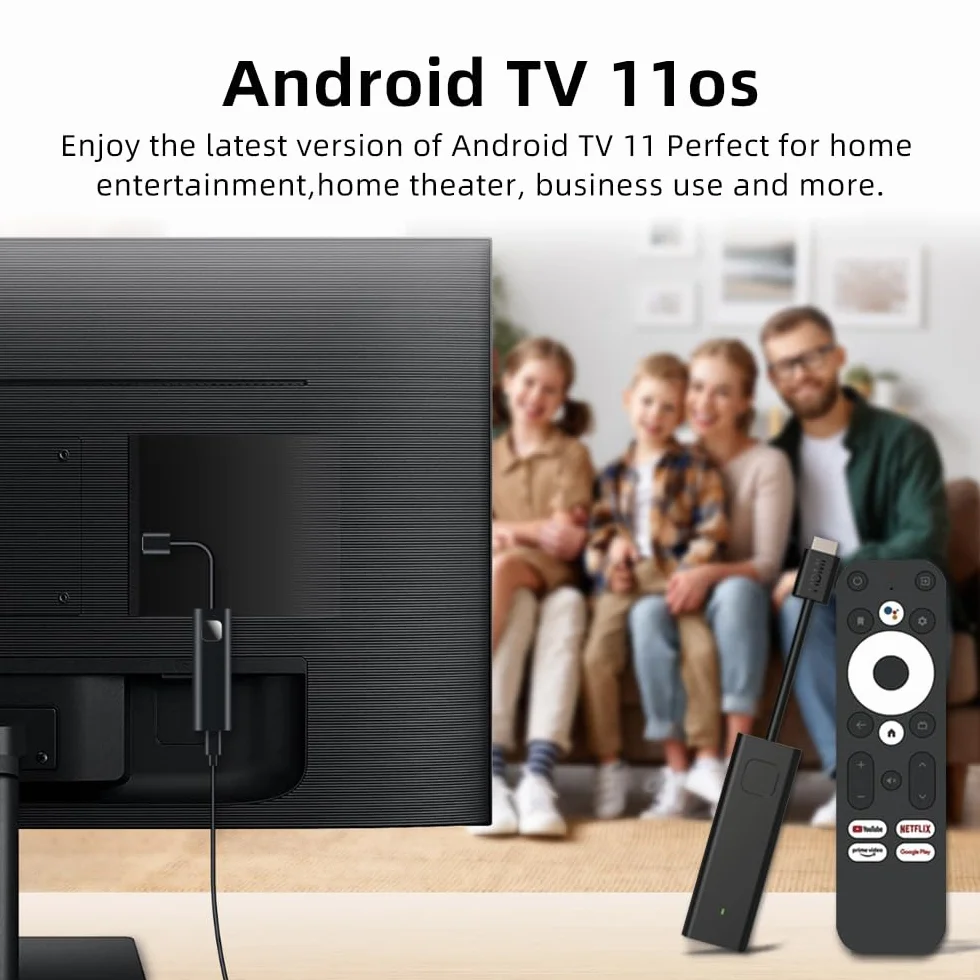 google chromecast Budowlany Chromecast 4K Streaming Stick Low Power Performance Obsługuje Najnowsze Sterowanie Głosem Systemu Operacyjnego