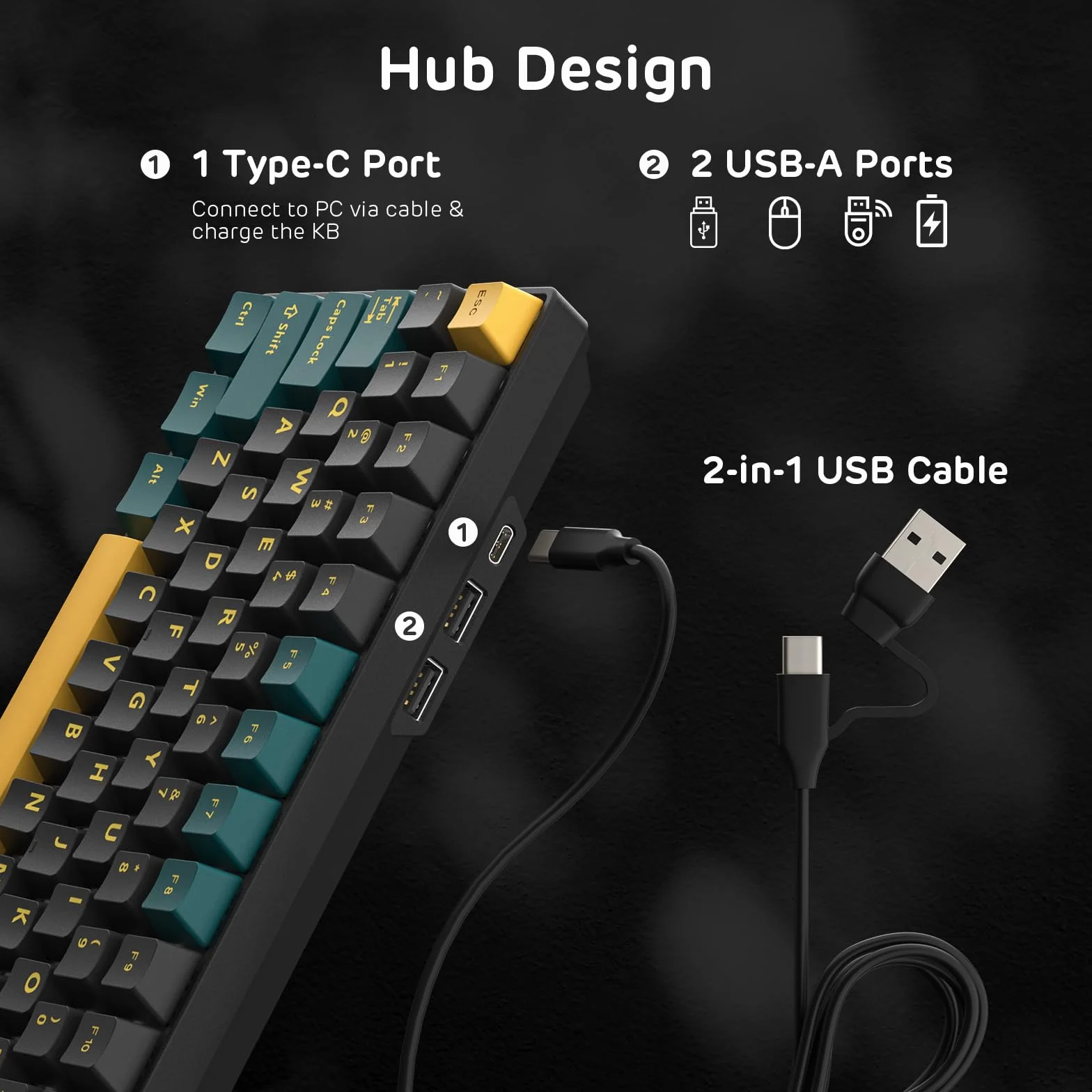 RK ROYAL KLUDGE RK96 RGB Limited Ed 90% 96 klawiszy bezprzewodowa tri-Mode BT5.0/2.4G/USB-C Hot-Swap klawiatura mechaniczna z podpórką pod nadgarstek