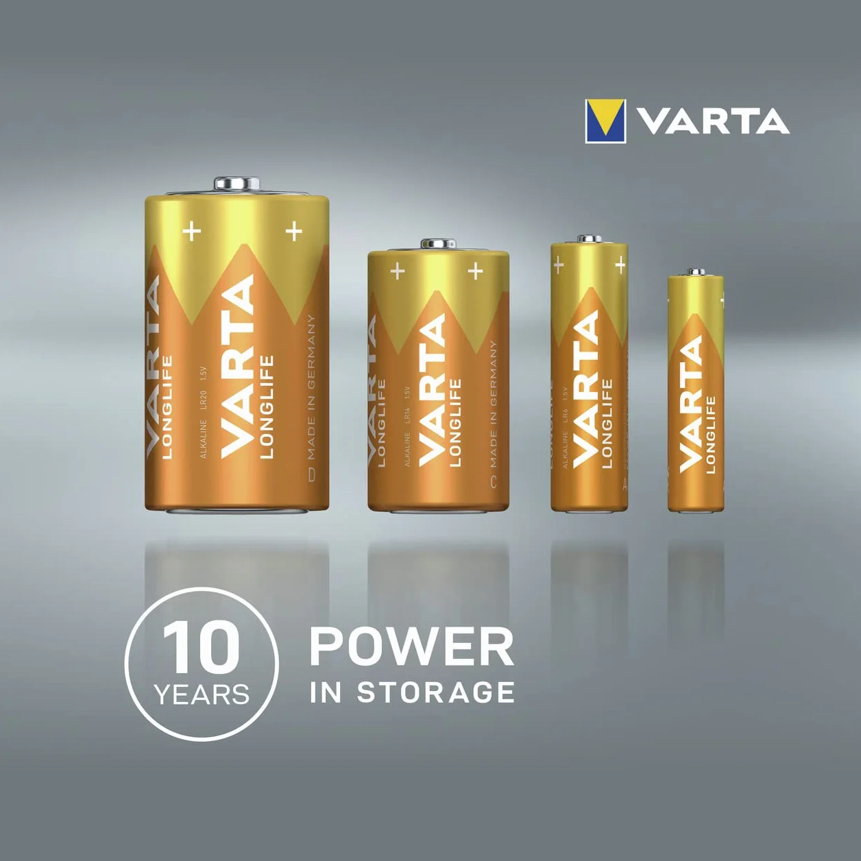 Varta Longlife Power 4122-6LP3146 Bateria, Wielokolorowy, 2 Sztuki
