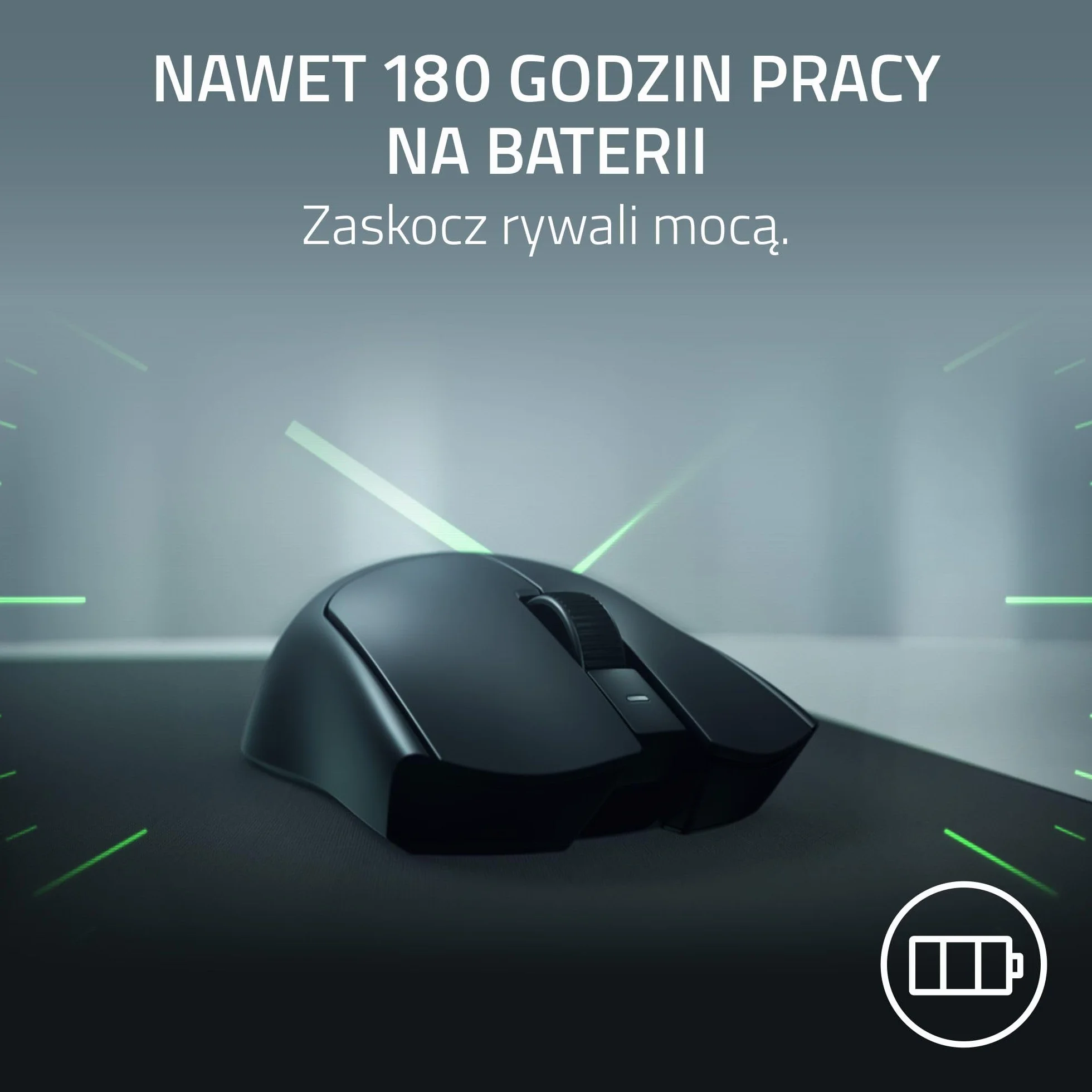 Razer Viper V4 Pro - bezprzewodowa, symetryczna, gamingowa mysz e-sportowa - ultralekka 49 g - HyperSpeed Gen-2 z częstotliwością 8 KHz - Focus Pro 50K DPI - optyczne przewijania - PC/Mac | Czarny