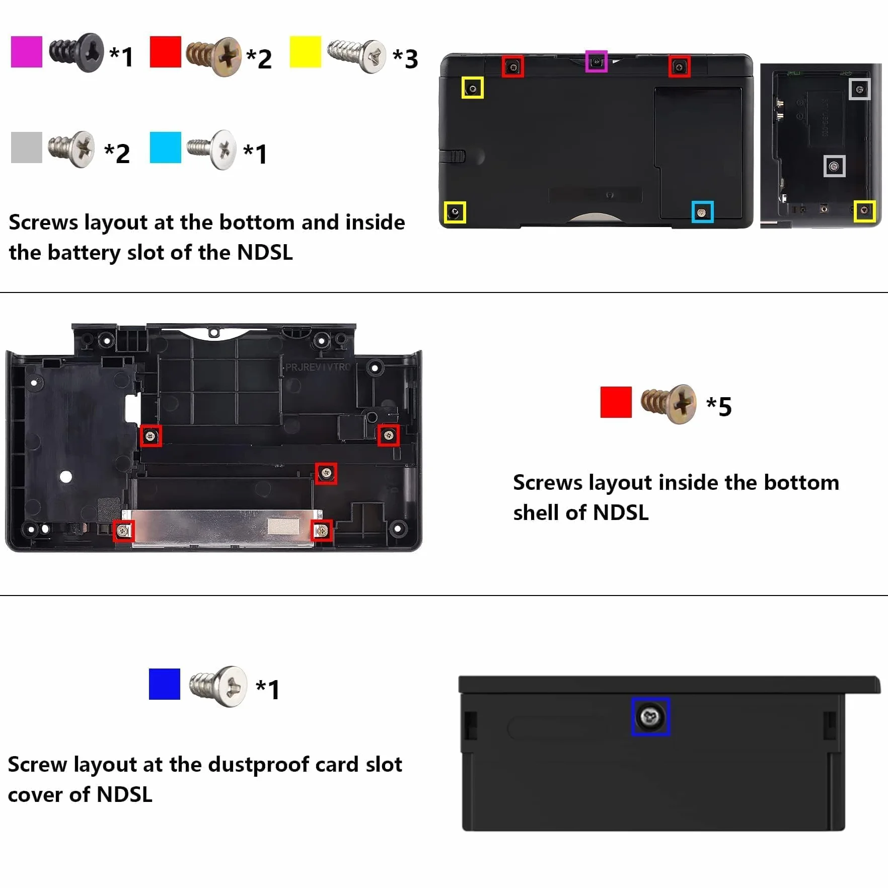 eXtremeRate Pełna wymienna obudowa do Nintendo DS Lite, obudowa z wymiennym przyciskiem do Nintendo DS Lite, konsola nie jest dołączona, klasyczny styl NES