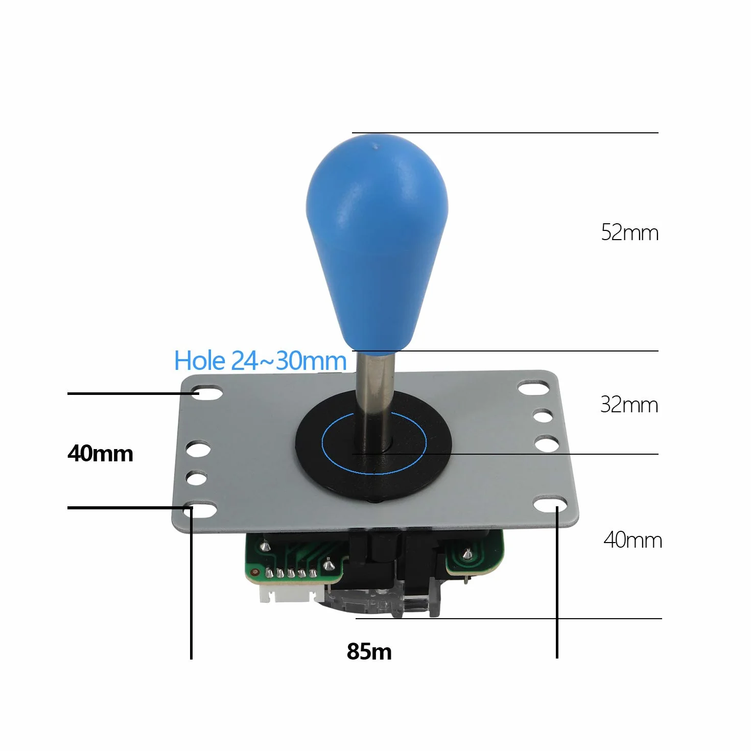 SJ@JX Arcade Game 2 Player Controller DIY Kit Microswitch Button 4&8 Way Joystick Zero Delay USB enkoder Fighting Stick Handles Console for PC MAME Raspberry Pi Retropie