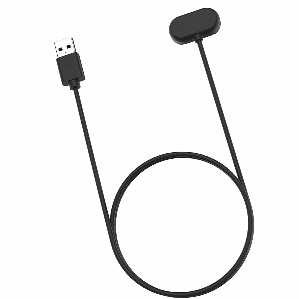 Kabel do ładowania kompatybilny z Amazfit GTR 3/3 Pro/GTS 3 - 100 cm wytrzymały ABS USB Charger zastępczy do Amazfit GTR 3/3 Pro/GTS 3 - akcesoria do smartwatcha (czarny)