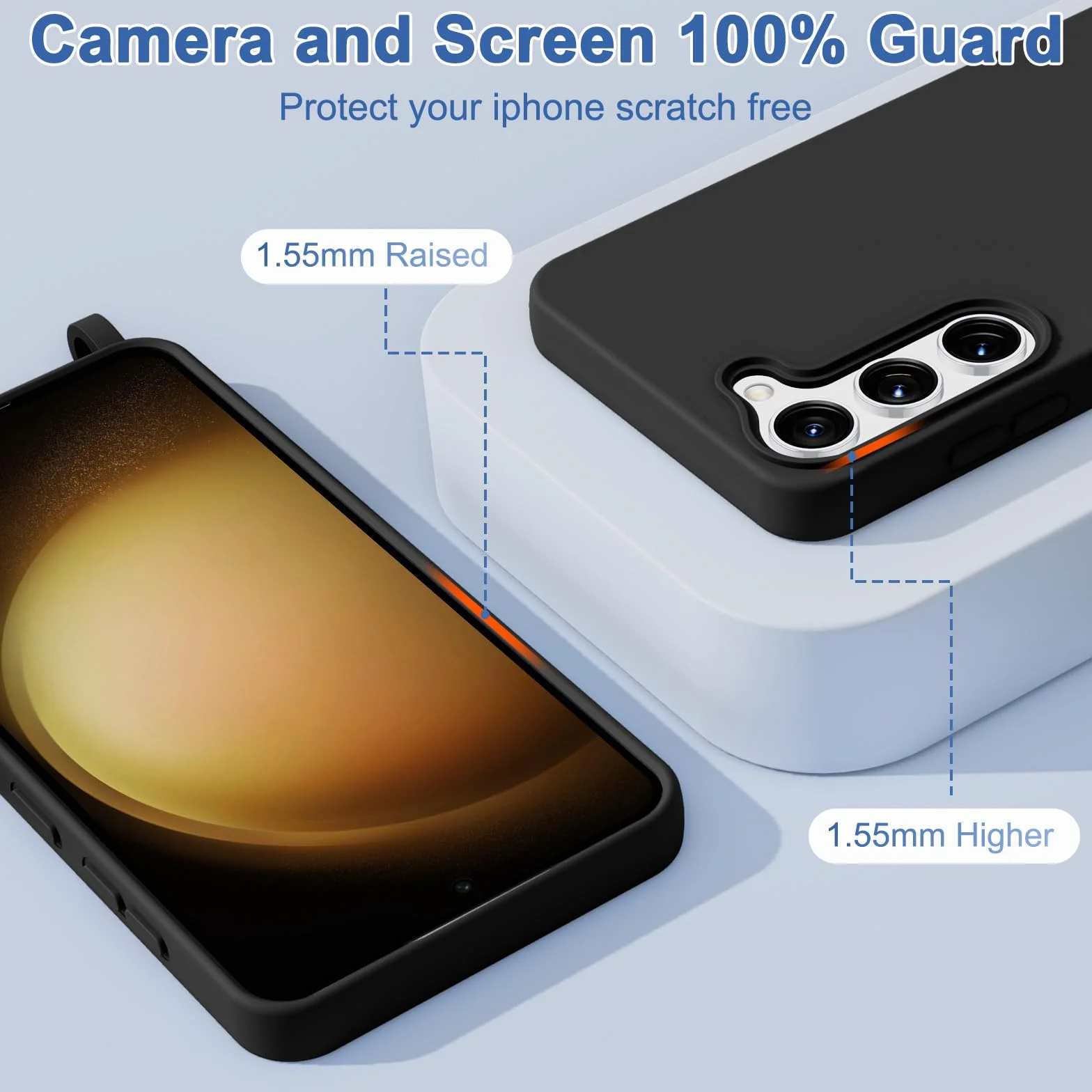 Etui do Samsung Galaxy S23 5G ze smyczą, miękki TPU silikonowy pokrowiec ze smyczą pasek na ramię, regulowany i zdejmowany, odporny na wstrząsy odporny na zarysowania futerał do Samsung Galaxy