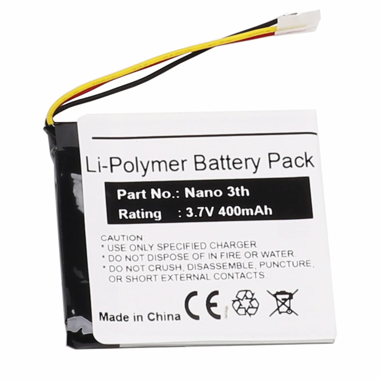Akumulator 616-0337 do Apple iPod Nano 3 3G 3Gen 3TH MP3 A1236 Nano3, akumulator wymienny litowo-polimerowy