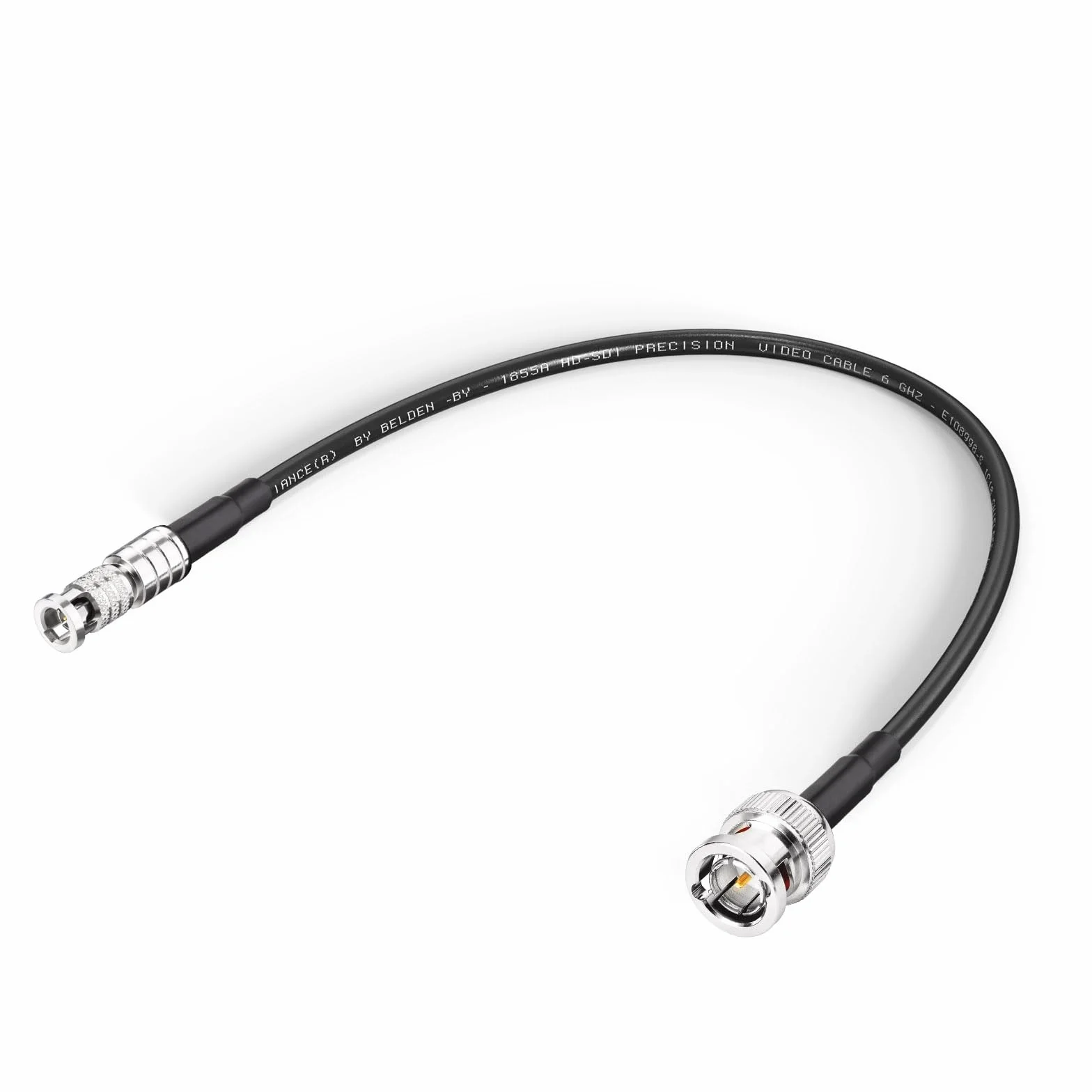 Superbat BNC 3G/6G/HD 30cm Cable, BNC Male to Micro Male 75Ohm Belden 1855A for Camera, Digital Video Transmission, Blackmagic