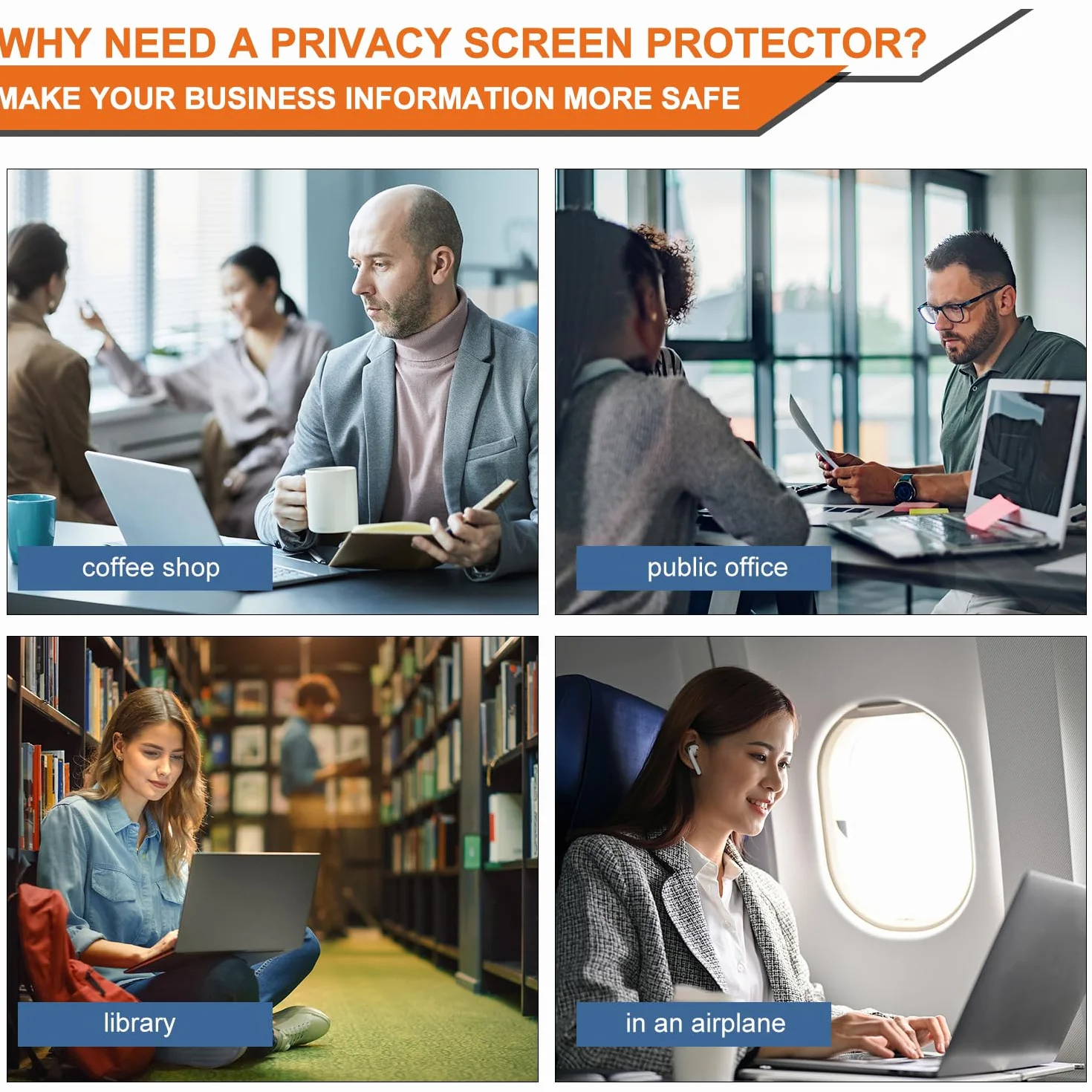 HaruYo Magnetyczny filtr prywatyzujący kompatybilny z MacBook Air 15,3" (M2 M3 2023/2024), zdejmowany, antyszpiegowski, niebieskie światło, Mac, laptop, Privacy Screen, folia maskująca do MacBook Air