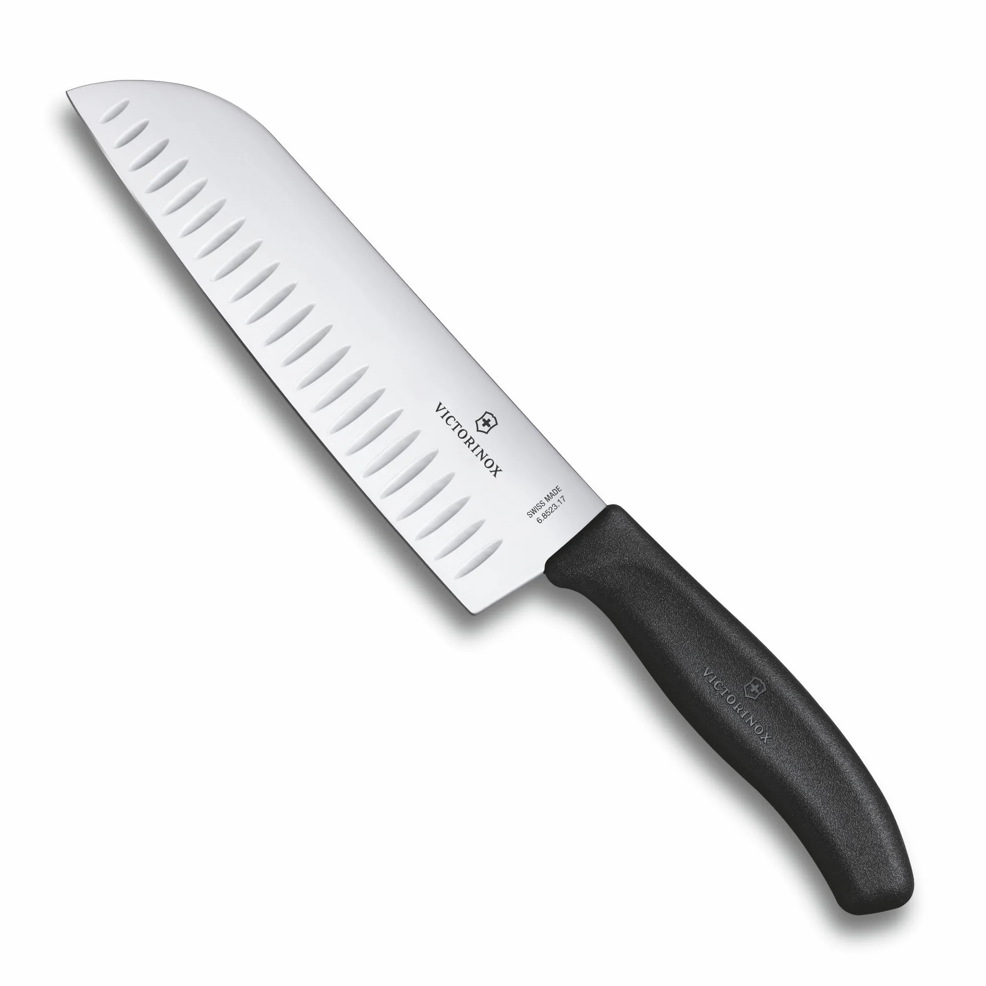 Victorinox Swiss Classic Profi Santokumesser 17 cm Rostfreier Stahl schwarz