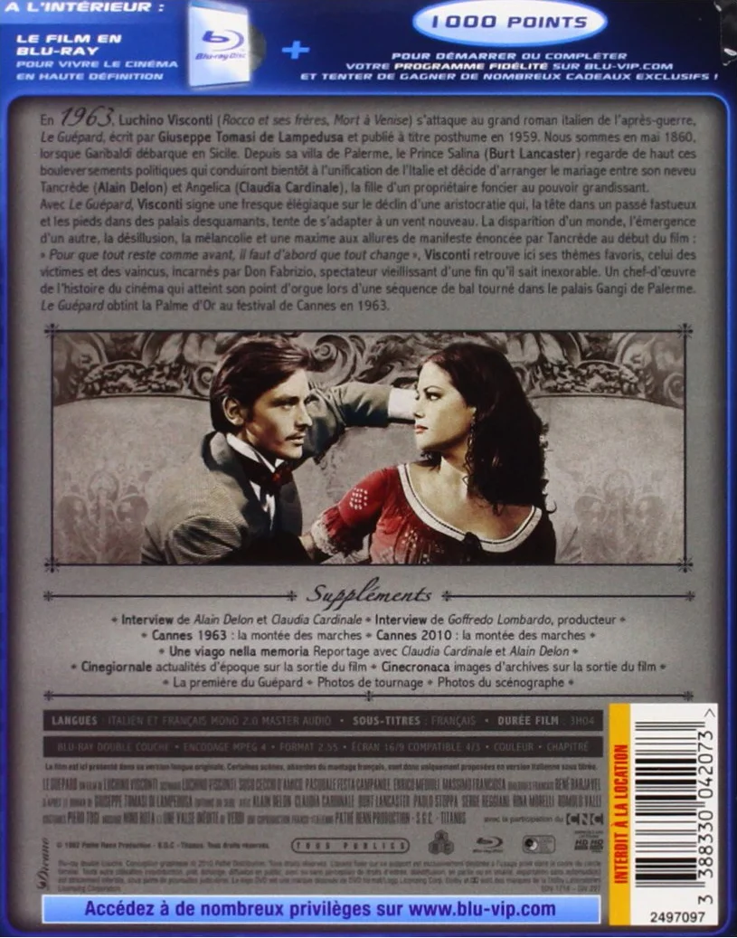 Le Guépard [blu-ray]