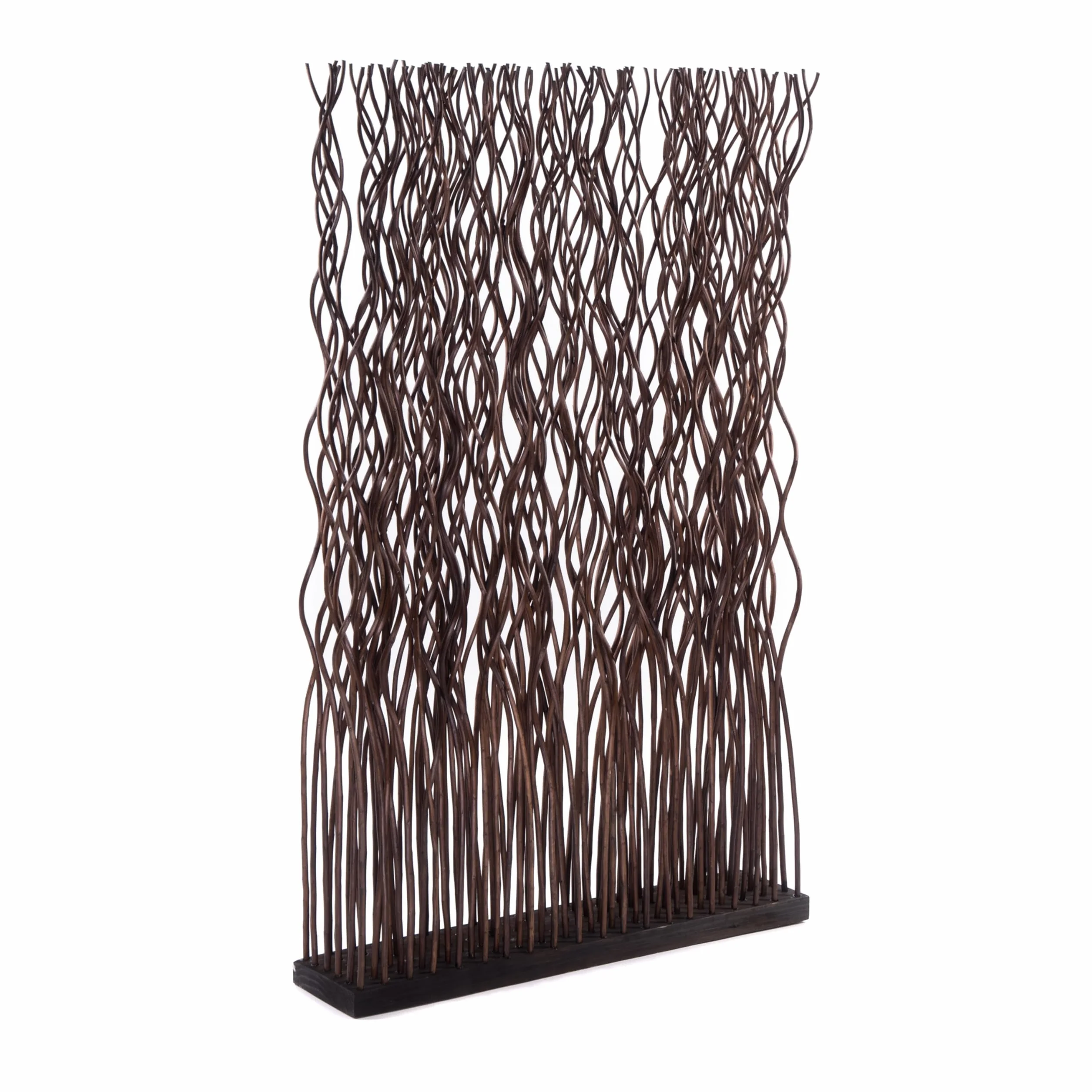 Bello PARAVENT Kinki | 110 x 70 x 17 cm, przegroda z drewna wierzbowego | gałązka, ekran, dekoracyjna ścianka działowa, ruchoma ścianka działowa, element dekoracyjny z wierzby | Kolor
