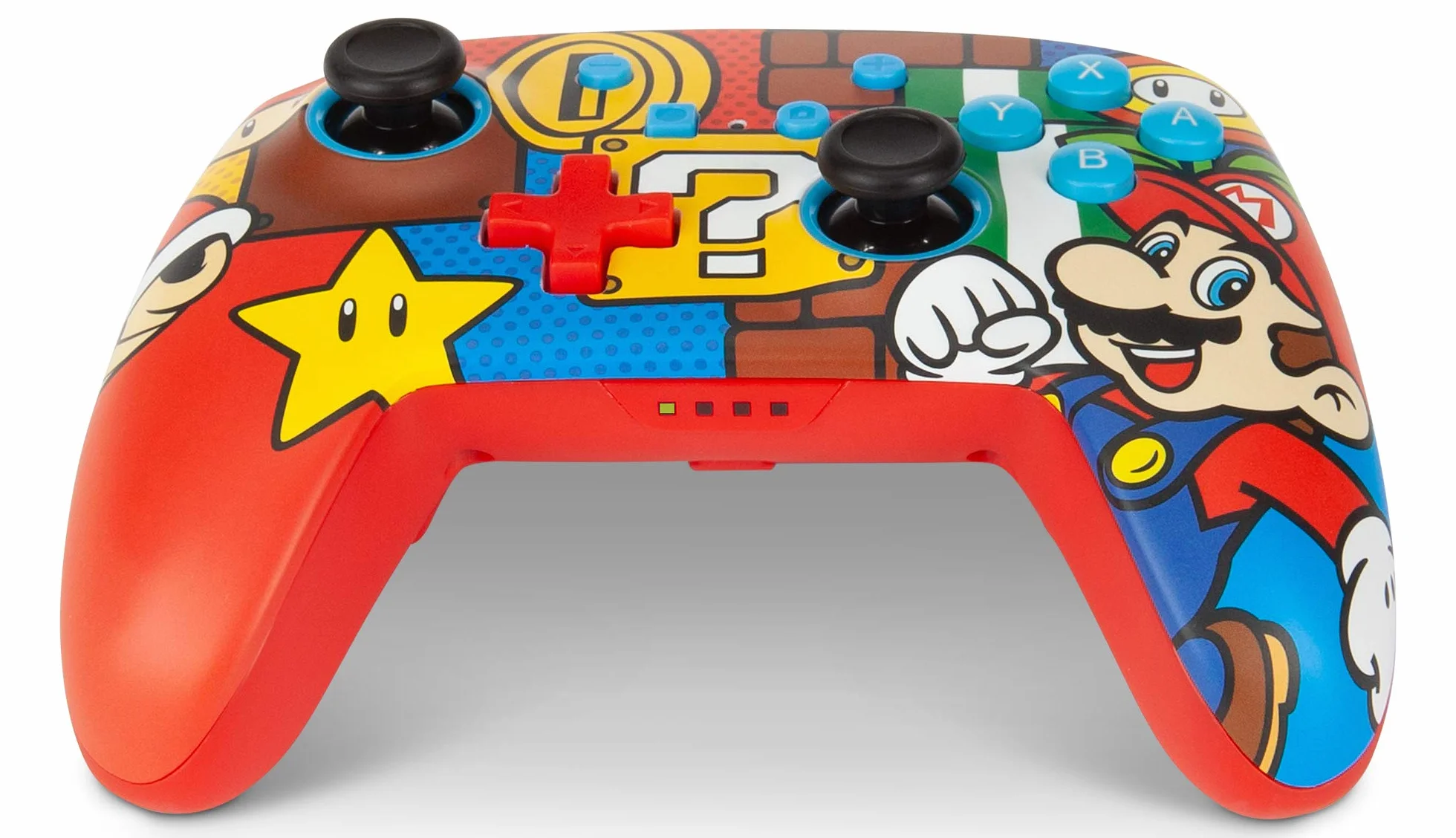 PowerA Bezprzewodowy Kontroler Mario Pop do Nintendo Switch, Switch Lite, Gamepad Bluetooth