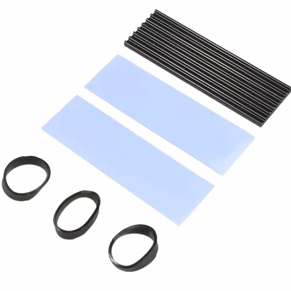 3 szt. Radiator, zestaw radiatora, aluminiowy radiator, radiator M.2 SSD, radiator aluminiowy, chipset radiatora, chłodnica