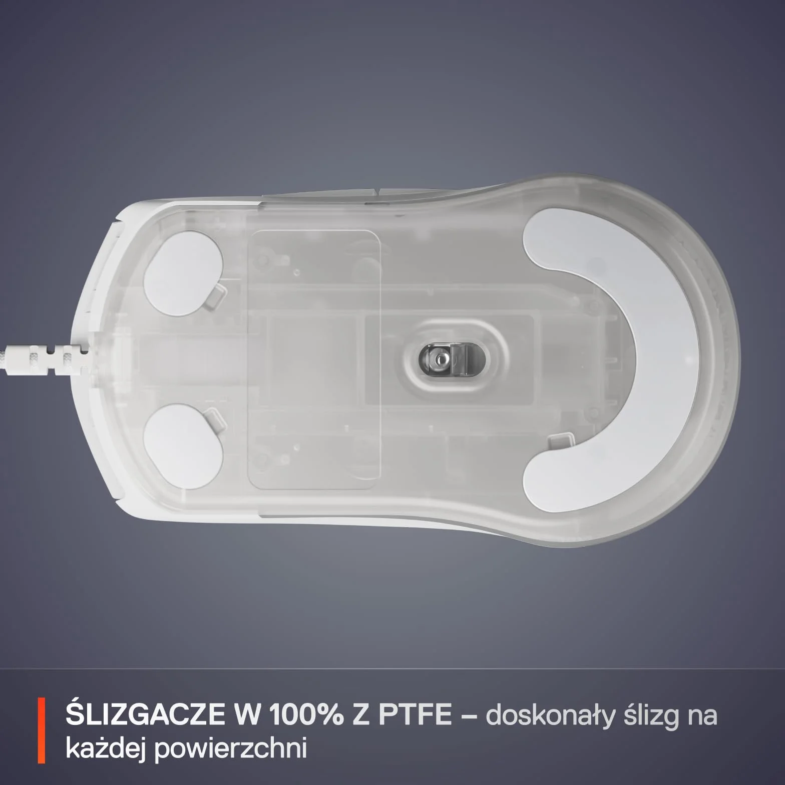 SteelSeries mysz do gier Rival 3 Gen 2 – Sensor optyczny TrueMove Core 8500 DPI – Wytrzymałość do 60 milionów kliknięć – Niskie opóźnienie kliknięć –Niska waga 77 g – Ślizgacze 100% PTFE – RGB -Biała