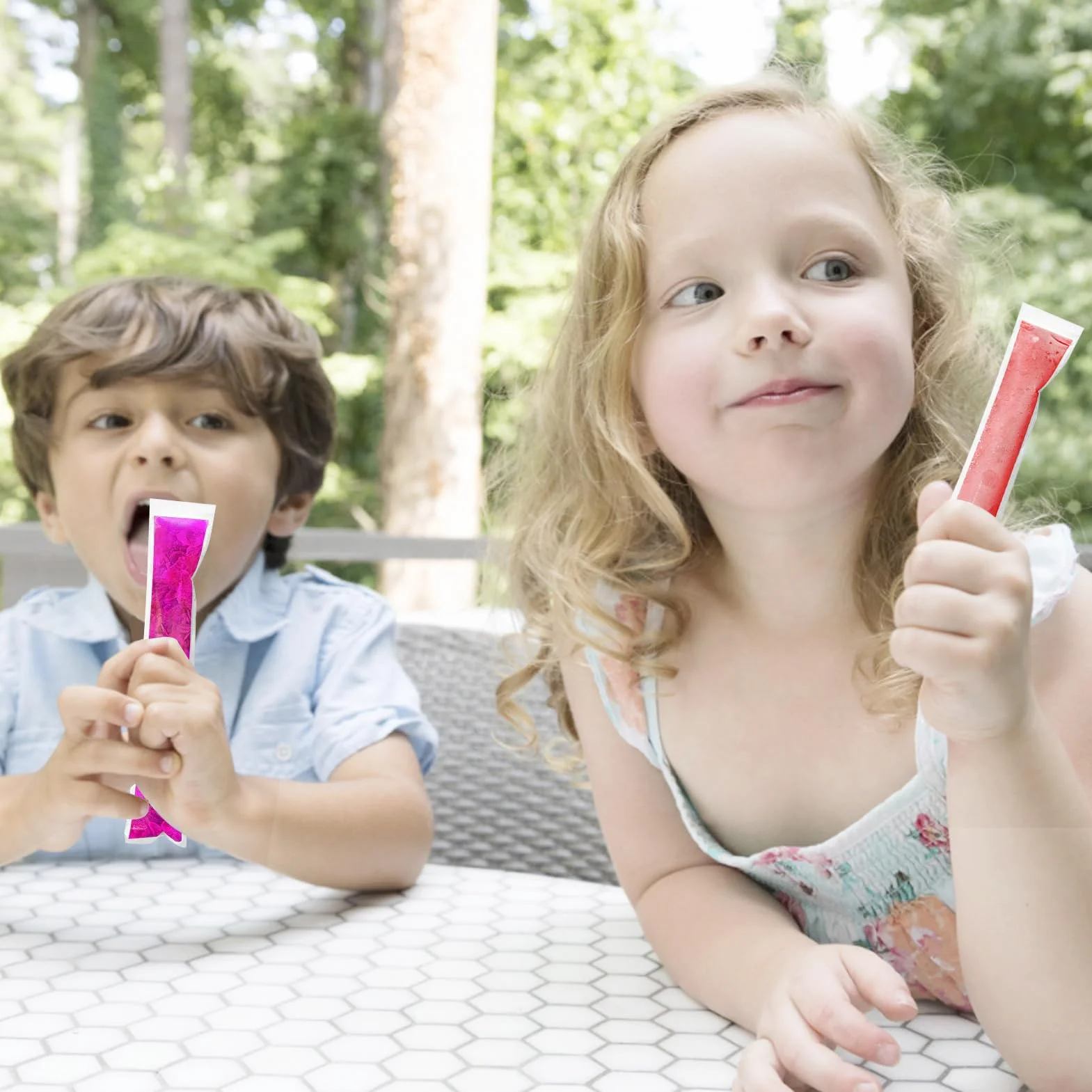 Torebki Popsicle foremki do lodów woreczki na lizaki DIY z lejkiem 200 szt