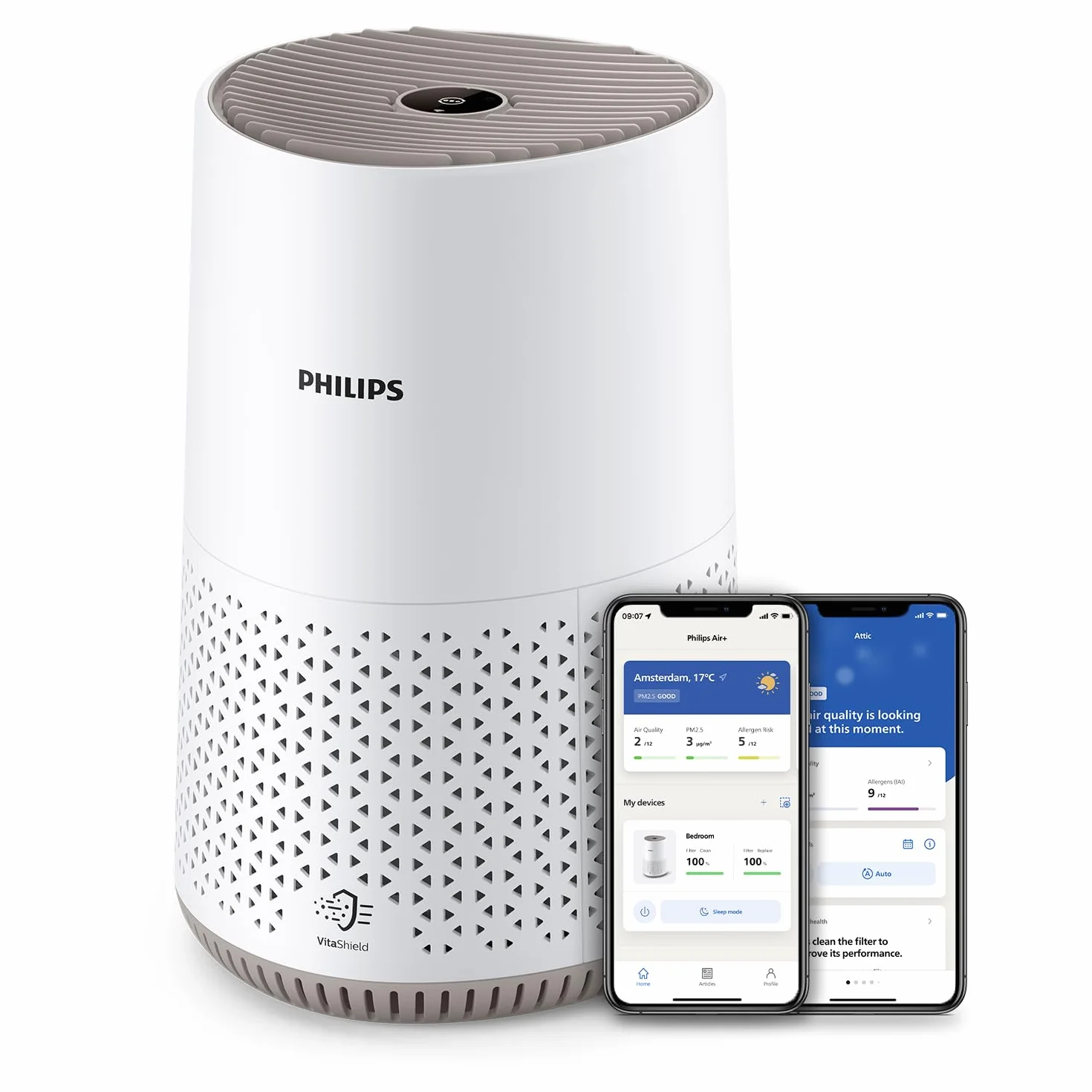 Philips Oczyszczacz Powietrza Serii 600, HEPA, 44m², Biały AC0650/10