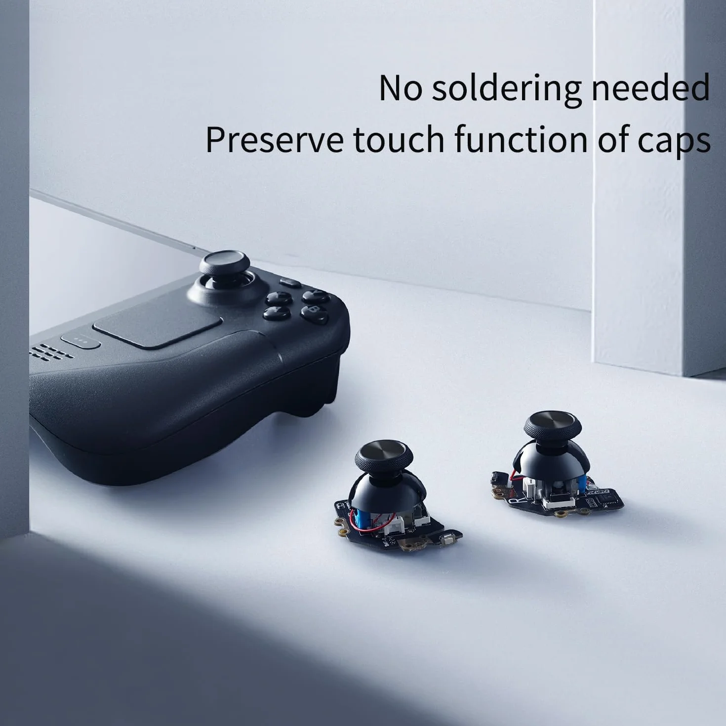 Gulikit Hall Effect Joystick do Steam Deck OLED, akcesoria do naprawy kija z czujnikiem dotykowym, bez lutowania