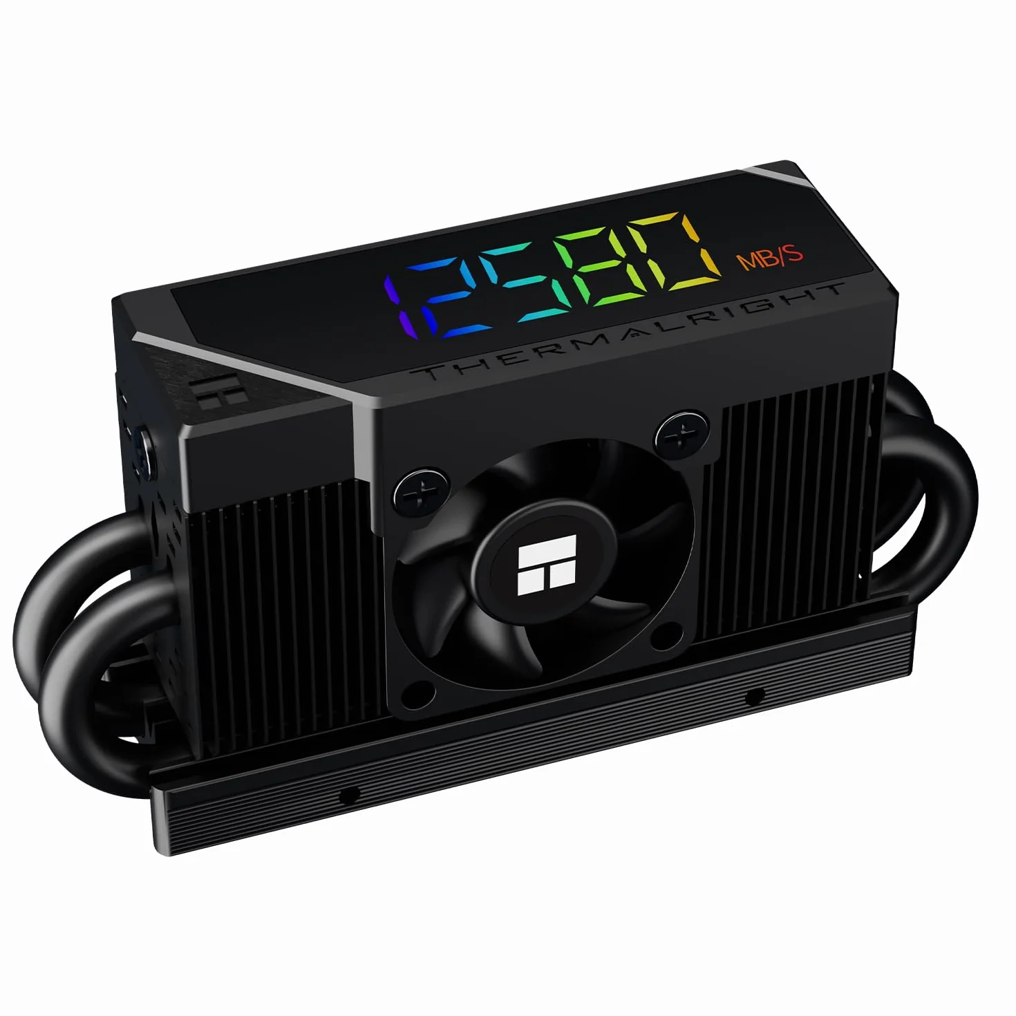 TR - HR10 2280 Pro Digital Black – dostosowane do specyfikacji 2280 M.2 Solid State Drive – idealne dopasowanie i doskonała wydajność chłodzenia, duża prędkość -30 mm - wentylator 6500 obr./min