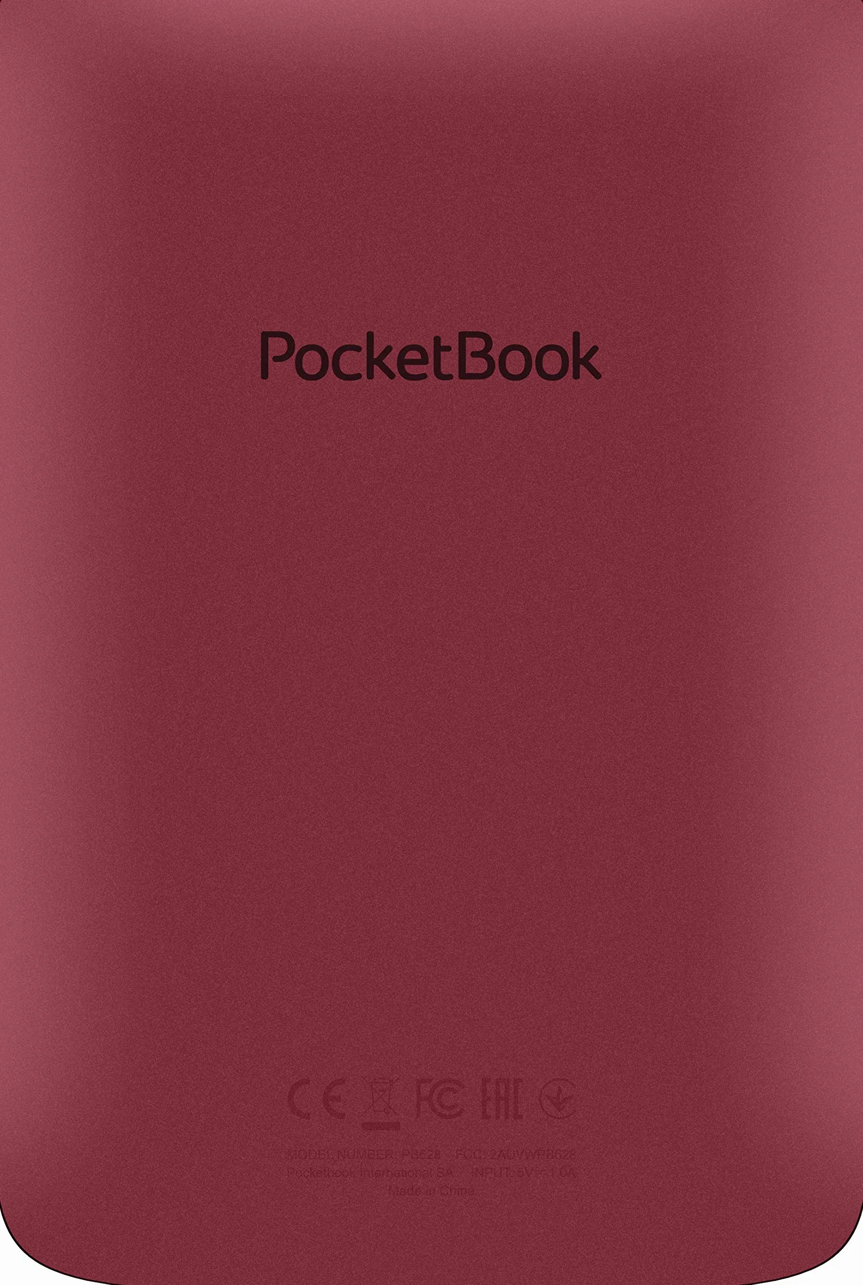 Pocketbook Touch Lux 5 PB628-R-WW 6", Czytnik E-booków, Rubyred