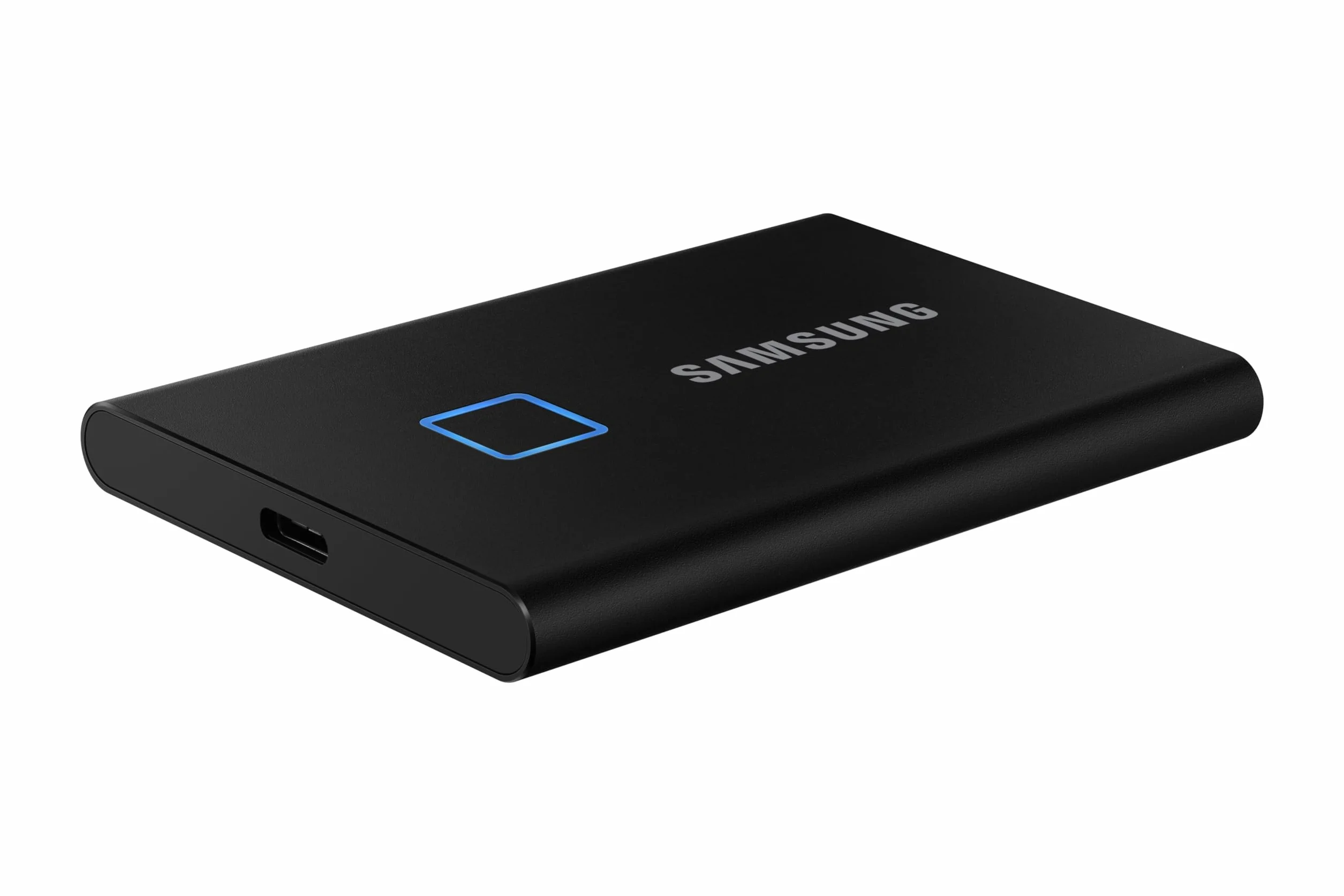Samsung T7 Touch Portable SSD - 1 TB - USB 3.2 Gen.2 External SSD Metallic Black (MU-PC1T0K/WW)