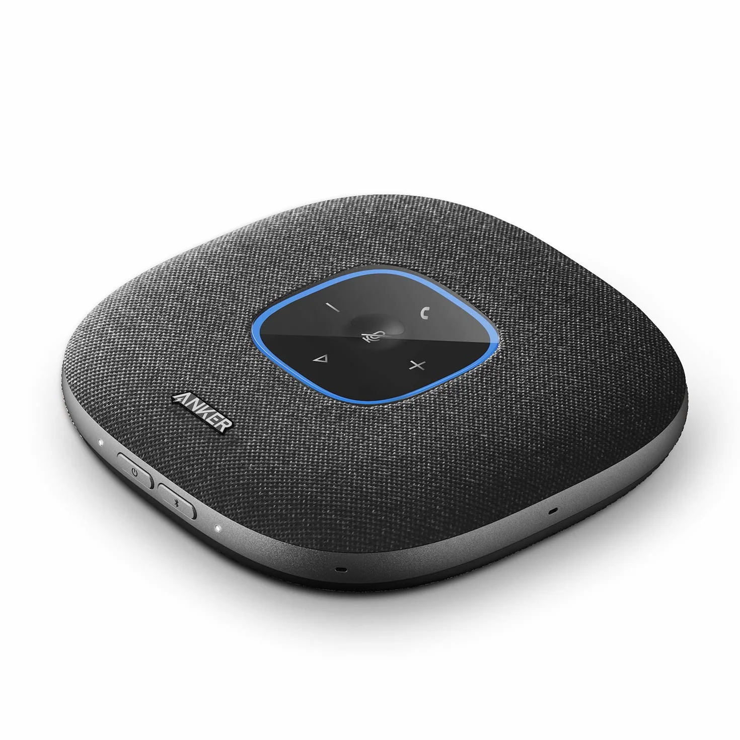 Anker PowerConf S3 głośnik konferencyjny, 6 mikrofonów, inteligentne nagrywanie dźwięku, akumulator 24 godziny, aplikacja Soundcore, Bluetooth 5, USB-C, do biura i biura domowego (czarny)