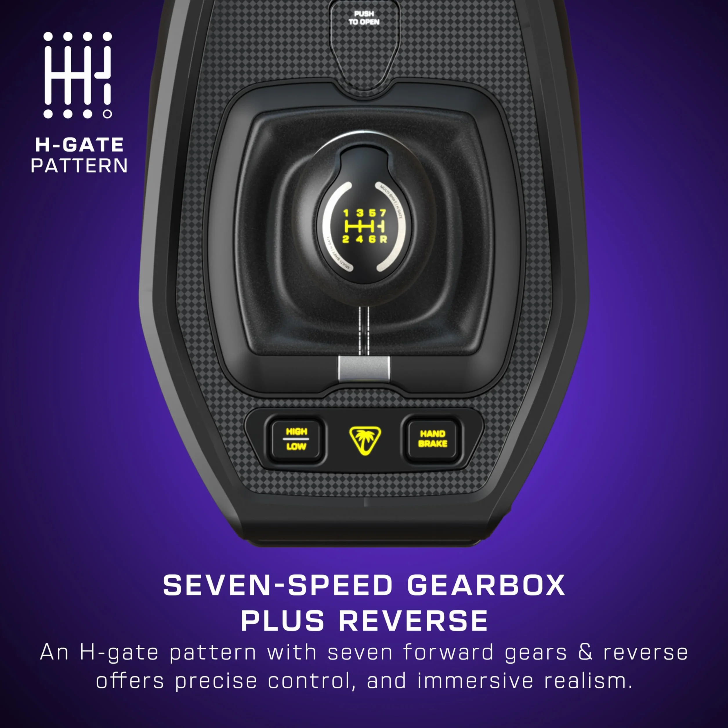 Turtle Beach VelocityOne Multi-Shift - Kontroler zmiany biegów i hamulca ręcznego do symulatorów wyścigów na komputer PC z systemem Windows oraz konsole Xbox Series X|S i Xbox One