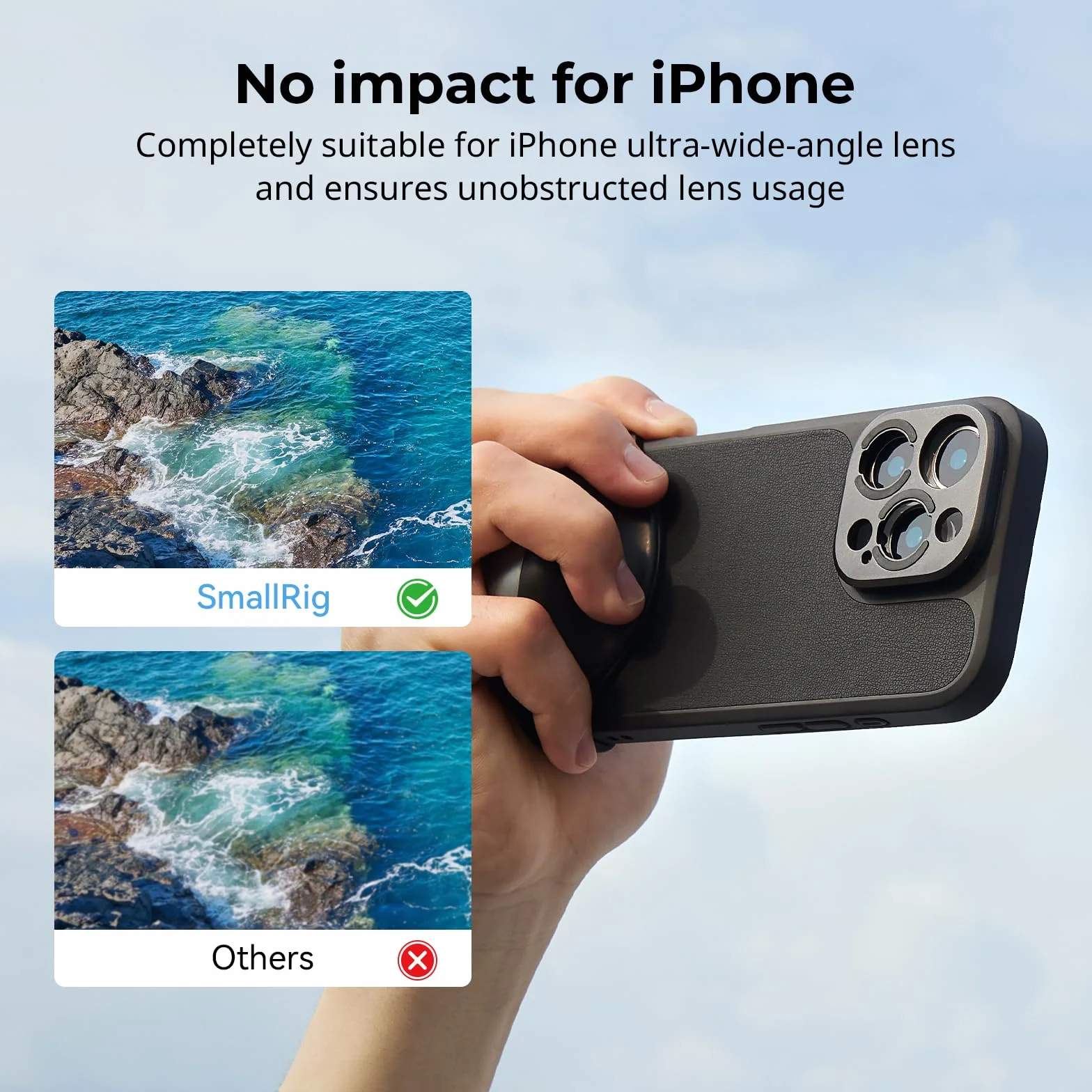 Płytka montażowa obiektywu z gwintem SMALLRIG FilMov 17 mm do klatki iPhone'a serii 16, tylna ścianka obiektywu tylko do klatki SmallRig Phone Cage serii 16-4992
