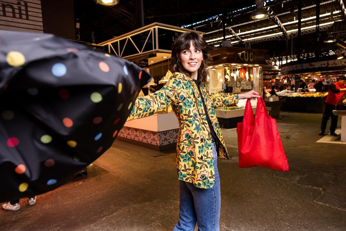 reisenthel Mini Maxi Shopper składany wodoodporny plecak czerwony