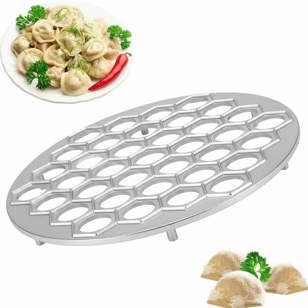 Forma do pierogów, 37 otworów Forma do pierogów ravioli maker ze stopu aluminium formy do pieczenia ciasta akcesoria kuchenne