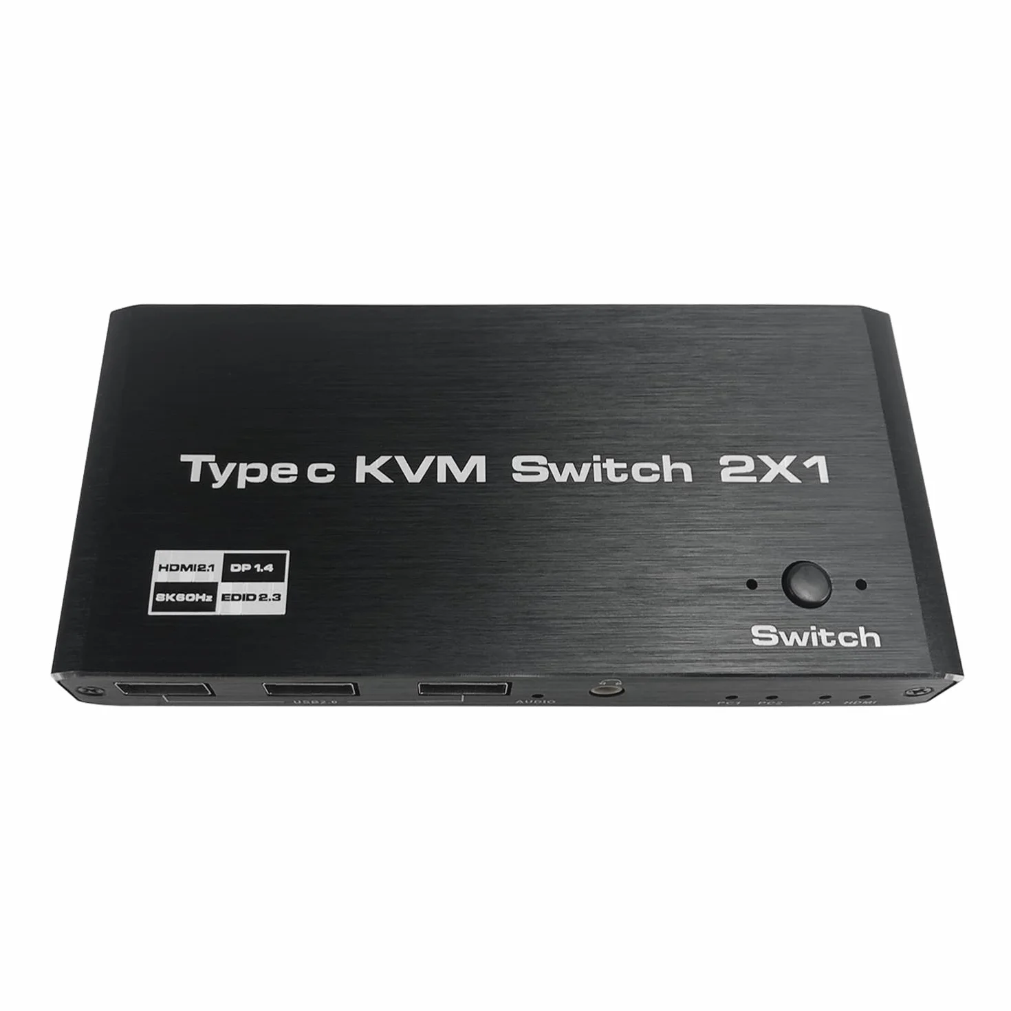 Przełącznik KVM USB-C 2 w 1 z wyjściem 8K przy 60 Hz 4K przy 120 Hz, dla Windows 11/10/8/7/Vista/XP, Mac OS X 10.9, kompatybilny z Thunderbolt 3 i Thunderbolt 4