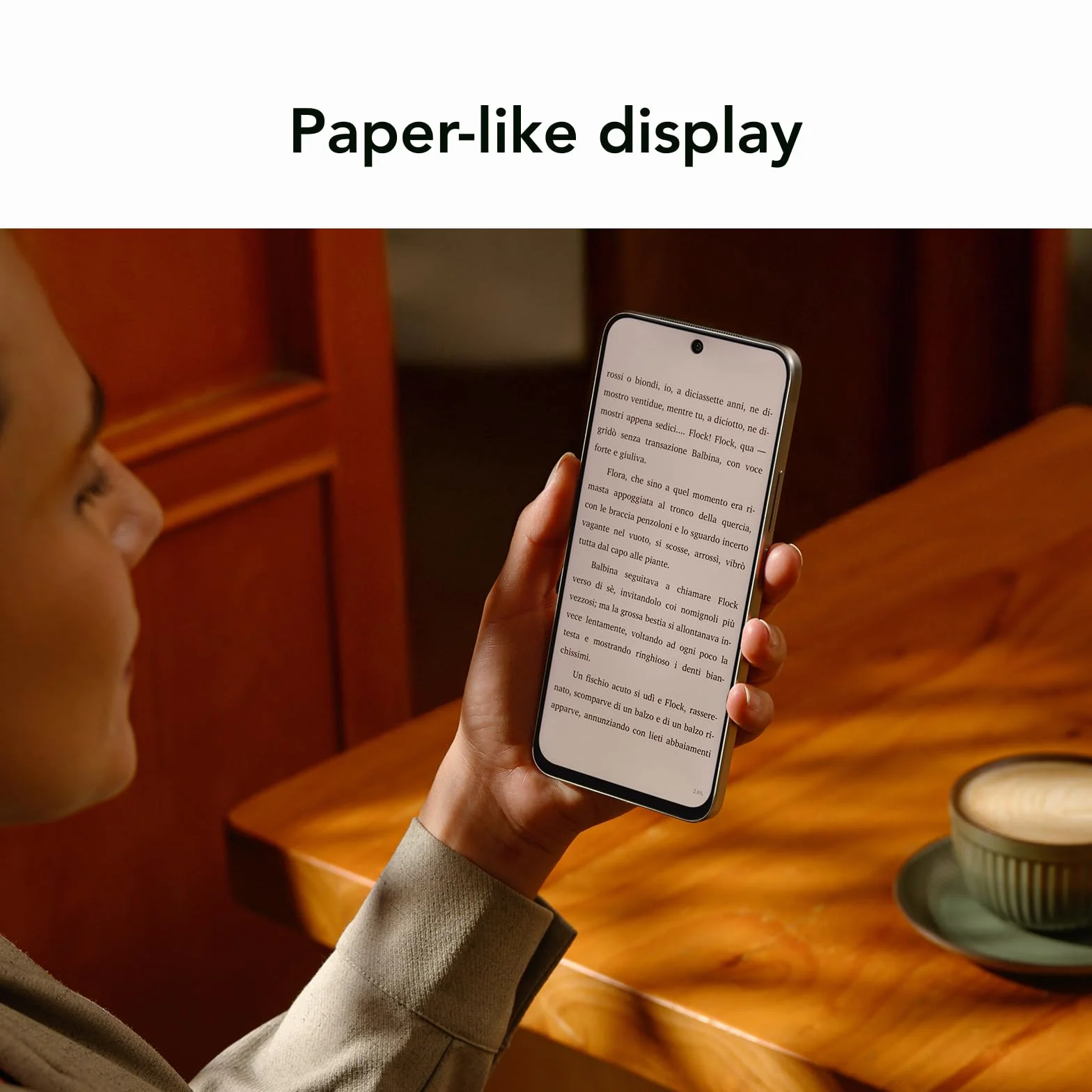 TCL NXTPAPER 60 Ultra 5G smartfon z systemem Android, wyświetlacz 7,2 cala FHD+ 120 Hz NXTPAPER, 12 GB RAM + 512 GB ROM, smartfon z ochroną oczu, akumulator 5000 mAh, biały księżycowy, z klapką i