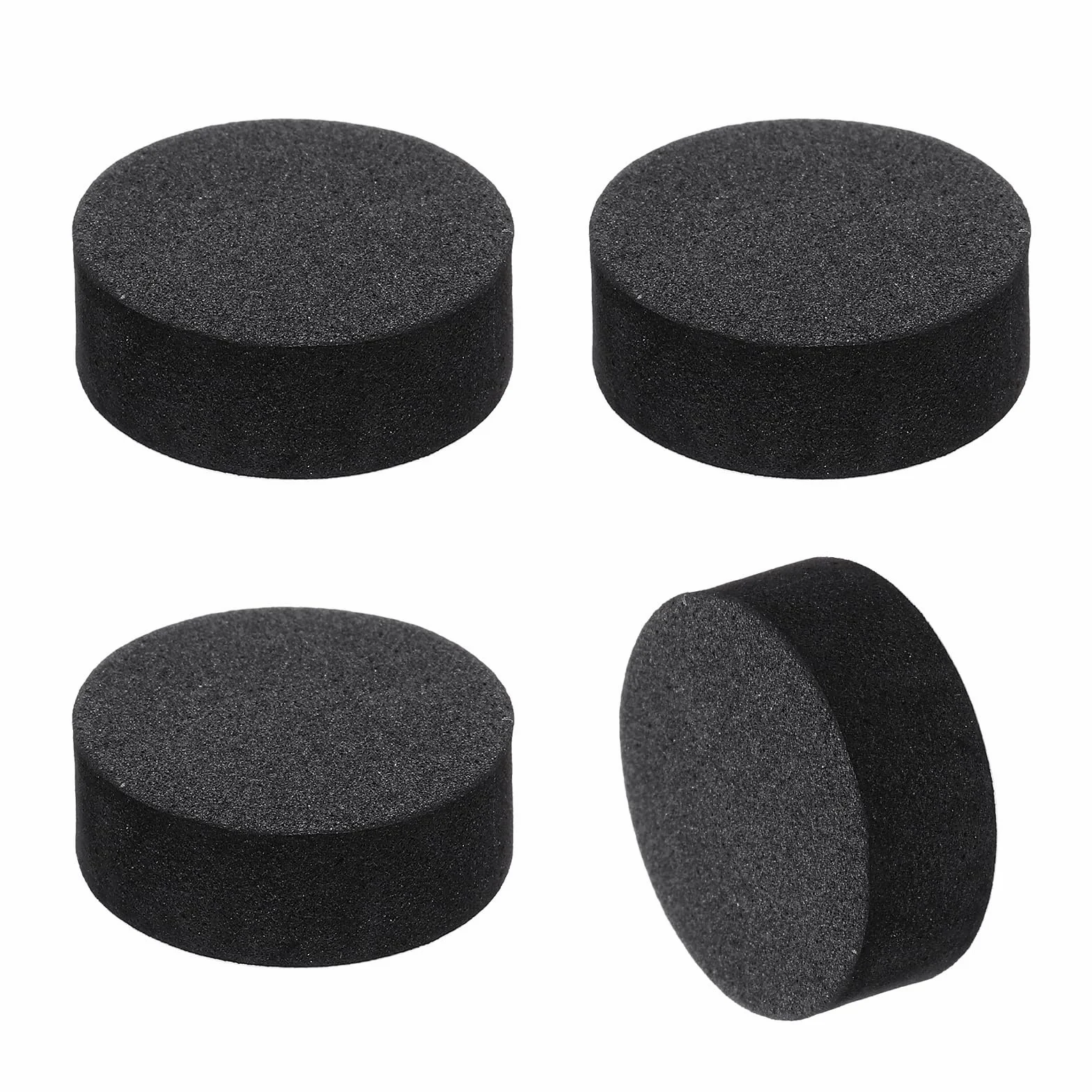QUARKZMAN 4 sztuki jednostronnych nóżek izolacyjnych głośników, 25 x 10 mm, antypoślizgowa piankowa podstawa tłumiąca, wzmacniacz stóp, mata do głośnika, hi-fi, kina domowego, czarne