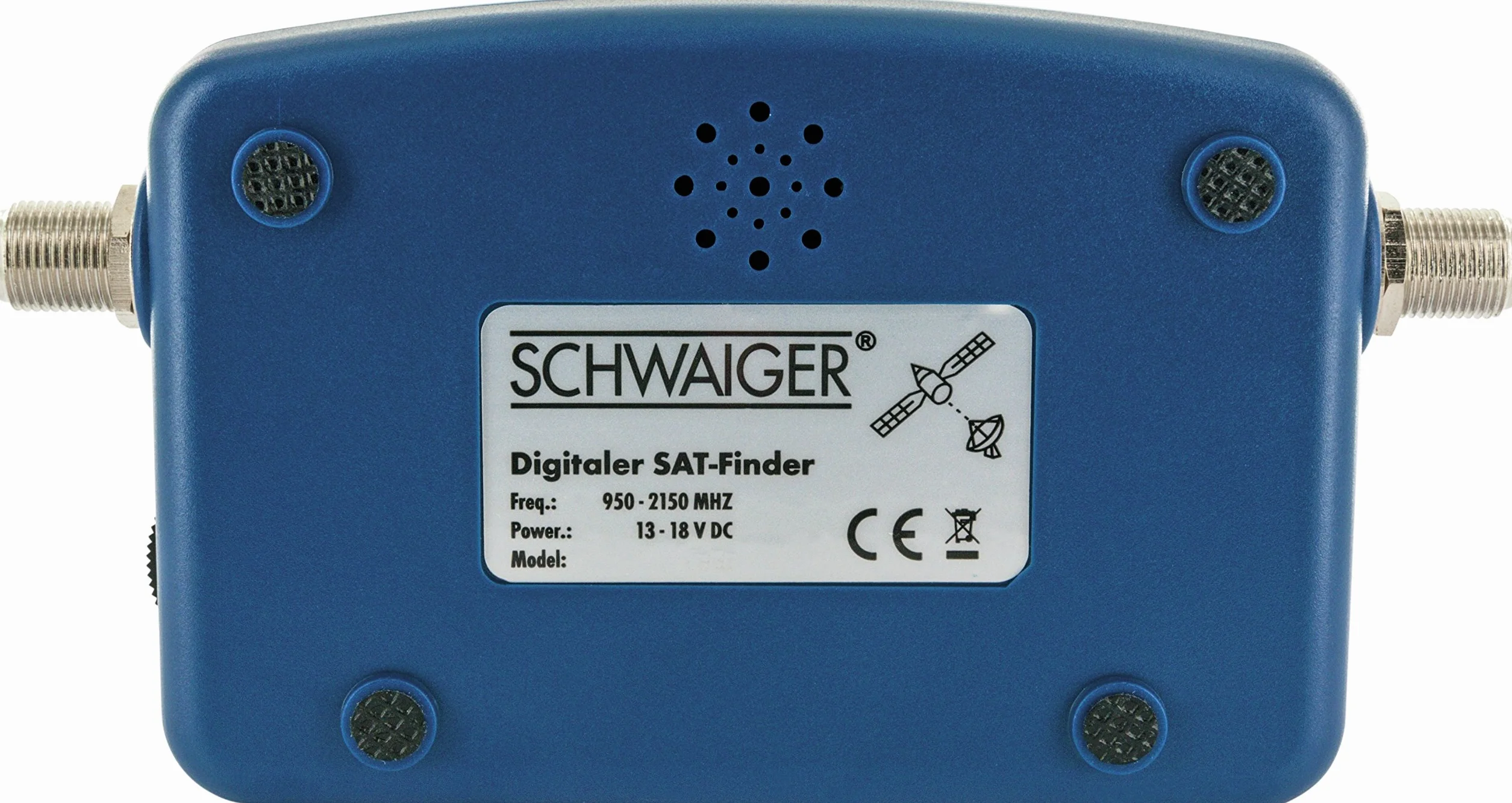 SCHWAIGER -5170- SAT-Finder | cyfrowy | wykrywacz satelitów | zintegrowany kompas i wyjście dźwiękowe | wyrównanie LNB | urządzenie pomiarowe do optymalnego ustawienia anteny satelitarnej