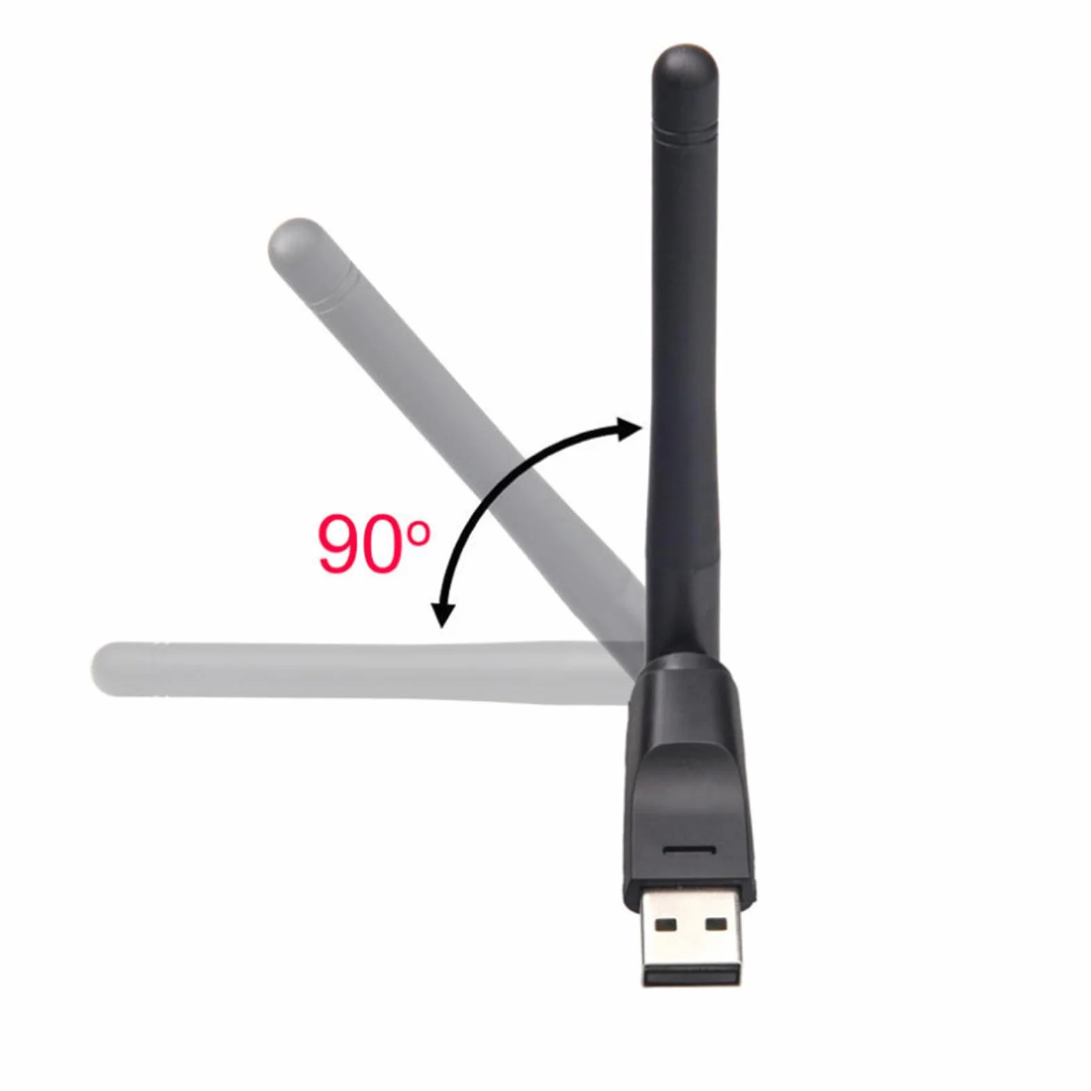 Bezprzewodowa Karta Sieciowa USB MT7601 ze zintegrowaną anteną dla Systemu, Odbiornik WIFI 150 Mb/s Komputerowa Karta Sieci Bezprzewodowej 7601 Chip.
